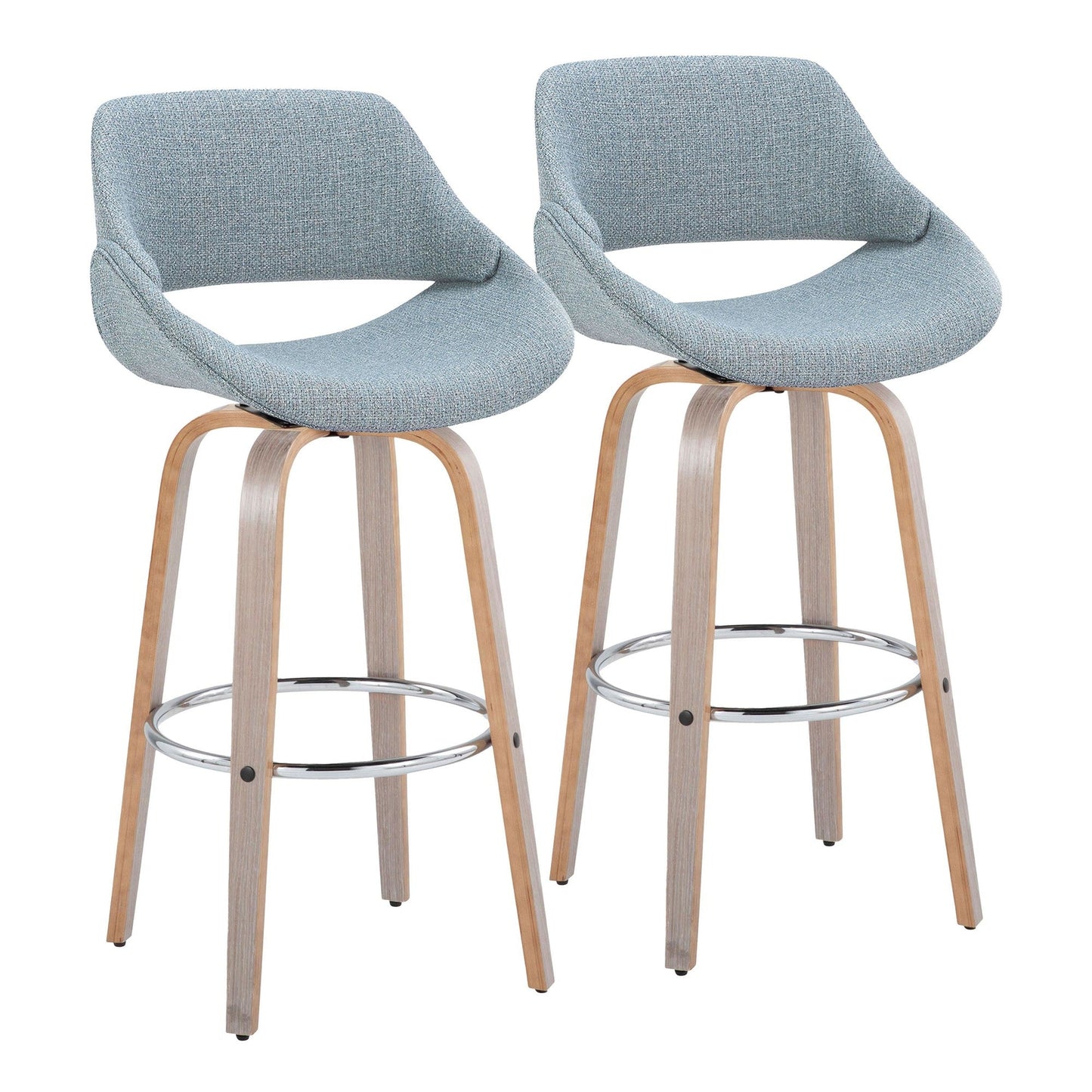 Majestic Office Furniture 30" Fixed-Height Barstool - Set of 2