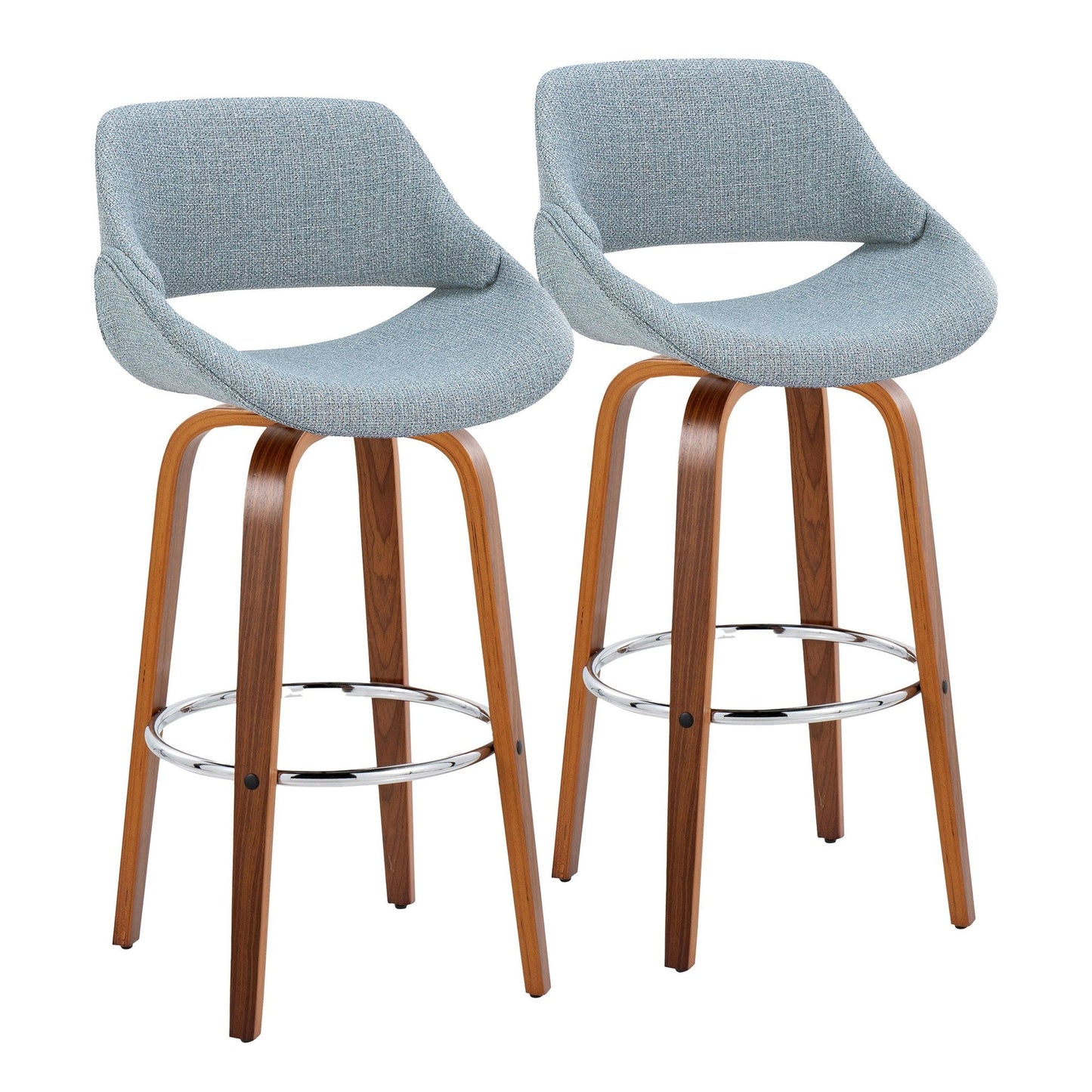 Majestic Office Furniture 30" Fixed-Height Barstool - Set of 2