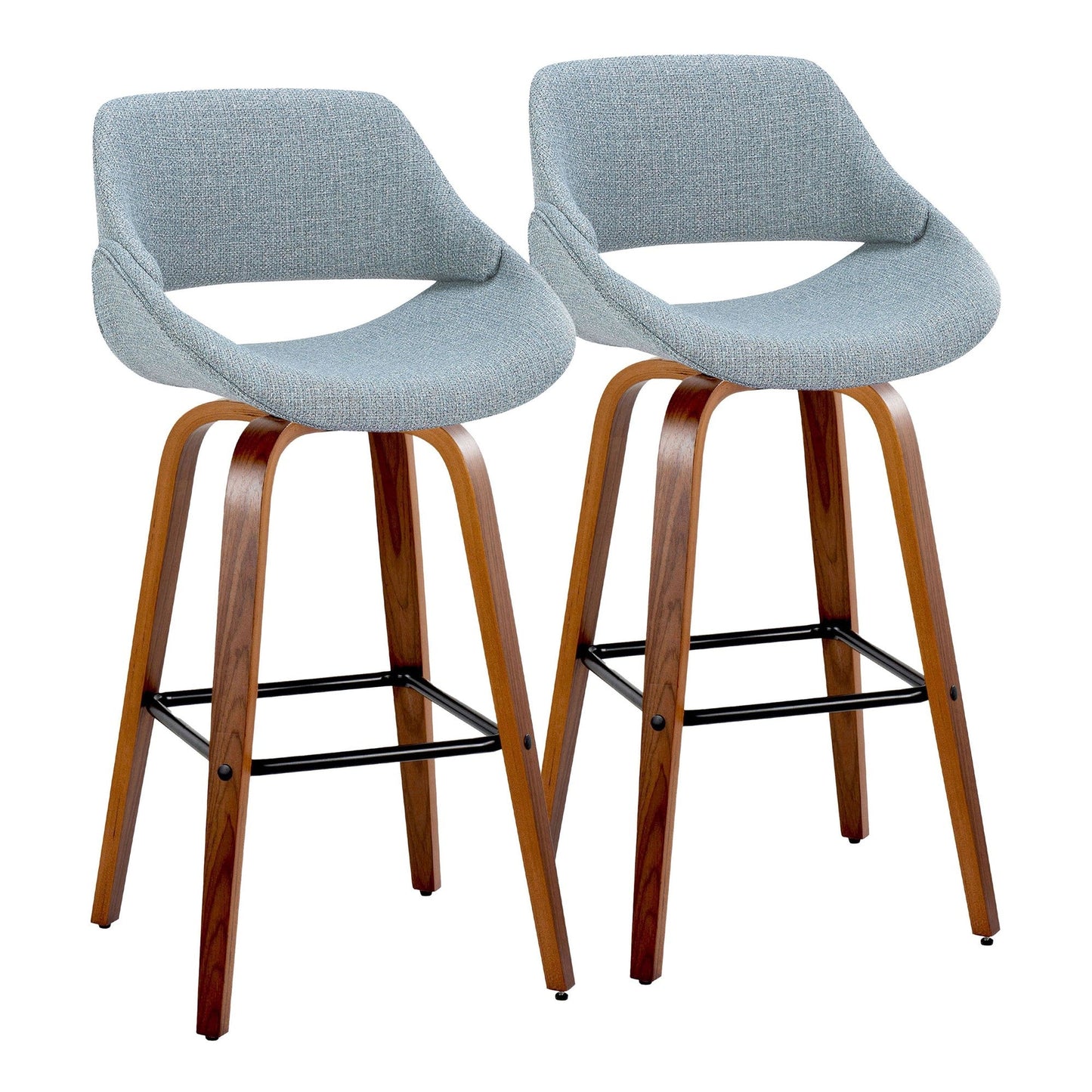 Majestic Office Furniture 30" Fixed-Height Barstool - Set of 2