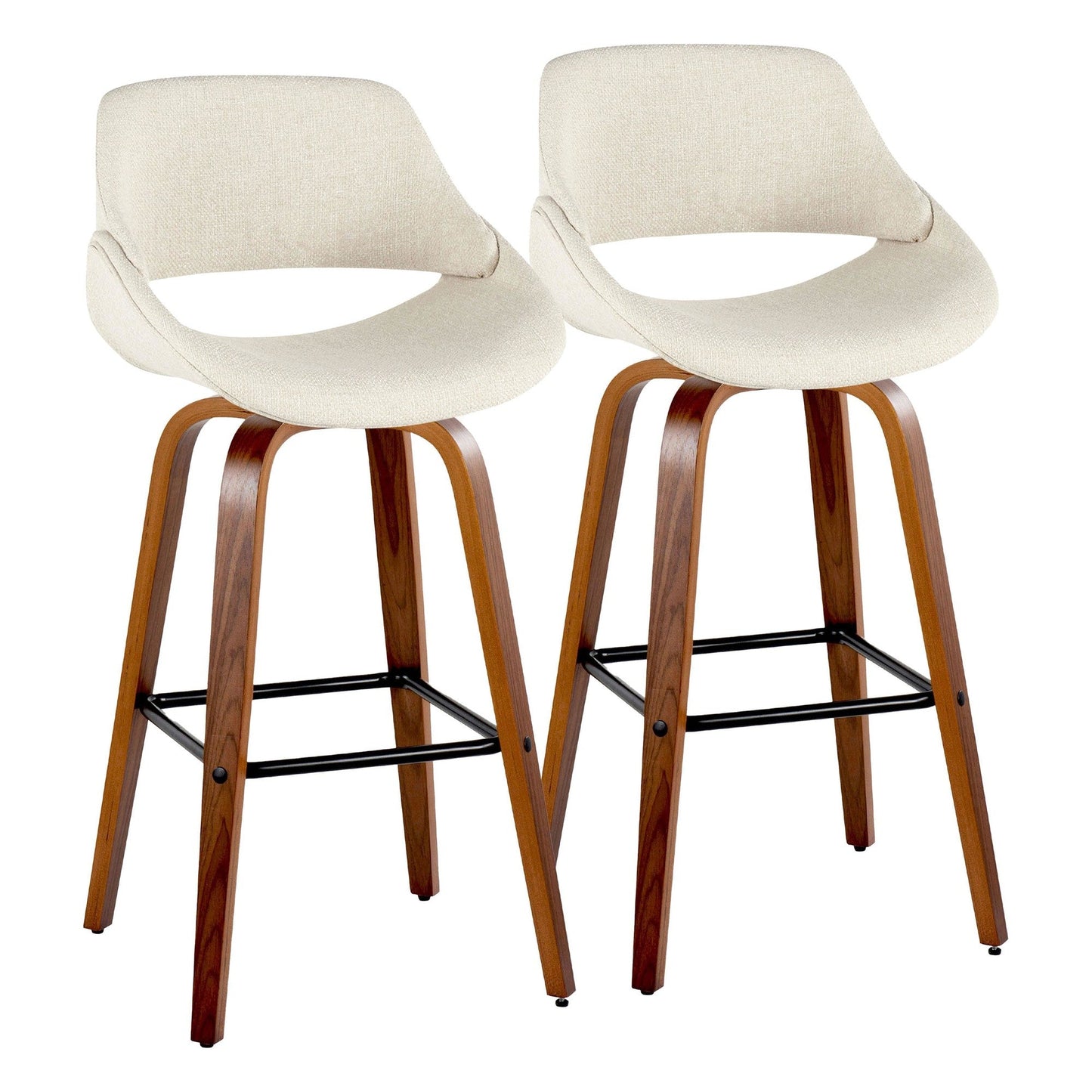 Majestic Office Furniture 30" Fixed-Height Barstool - Set of 2