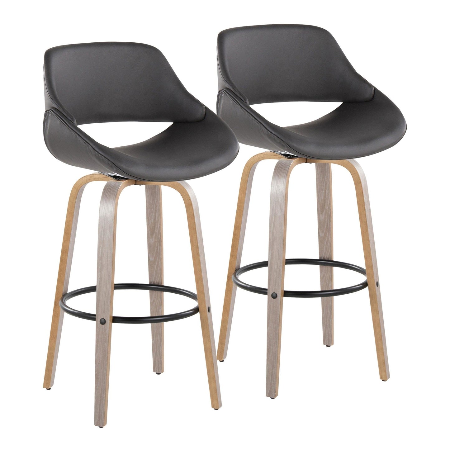 Majestic Office Furniture 30" Fixed-Height Barstool - Set of 2