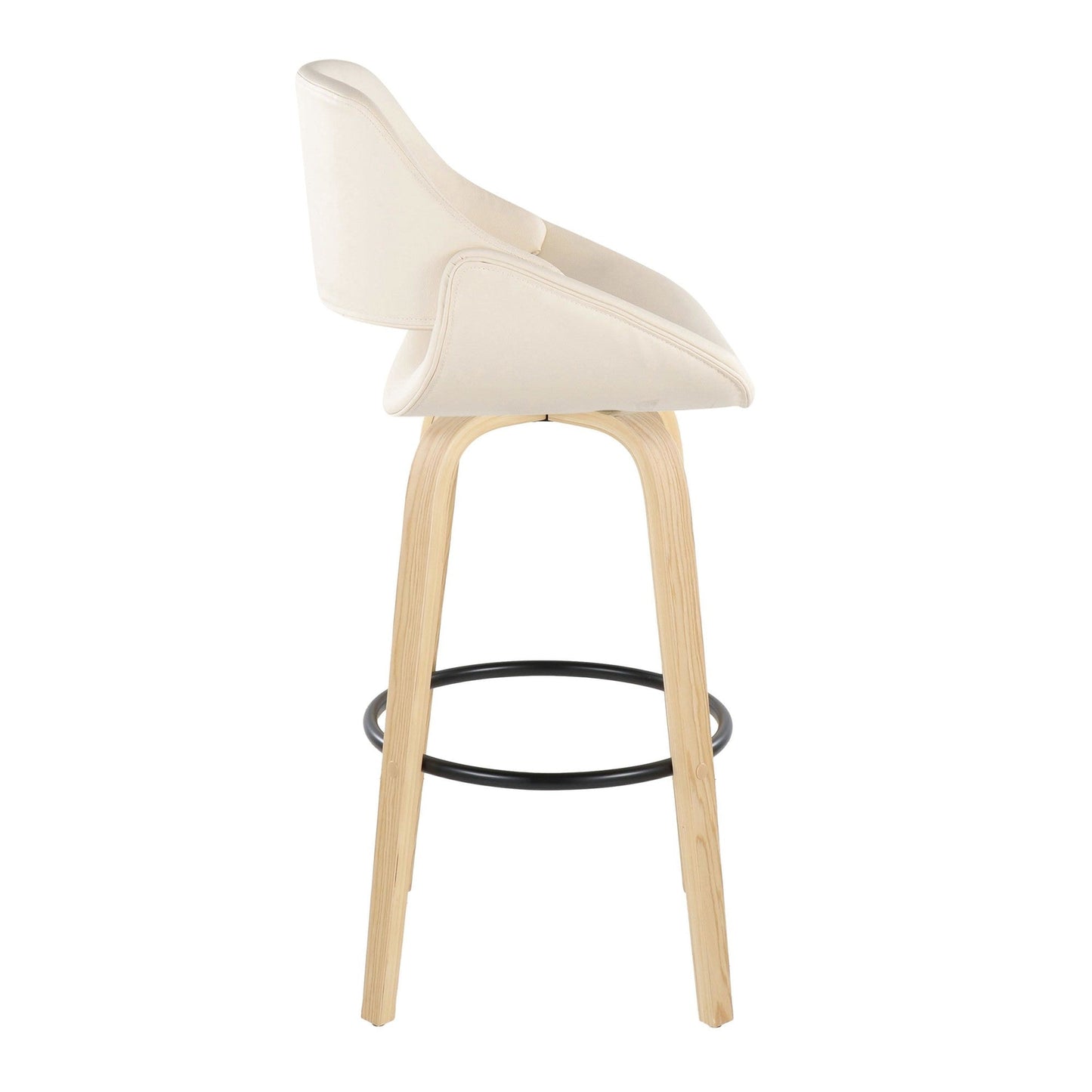Majestic Office Furniture 30" Fixed-Height Barstool - Set of 2