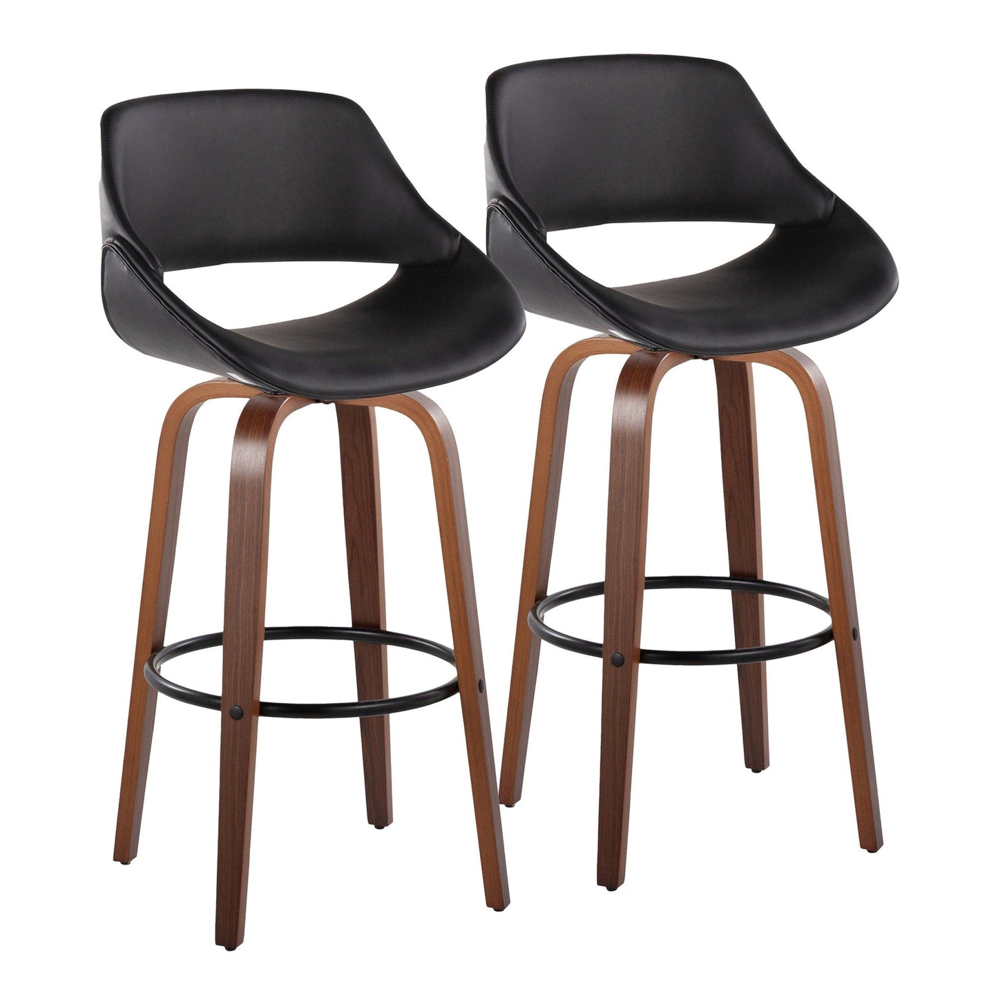 Majestic Office Furniture 30" Fixed-Height Barstool - Set of 2