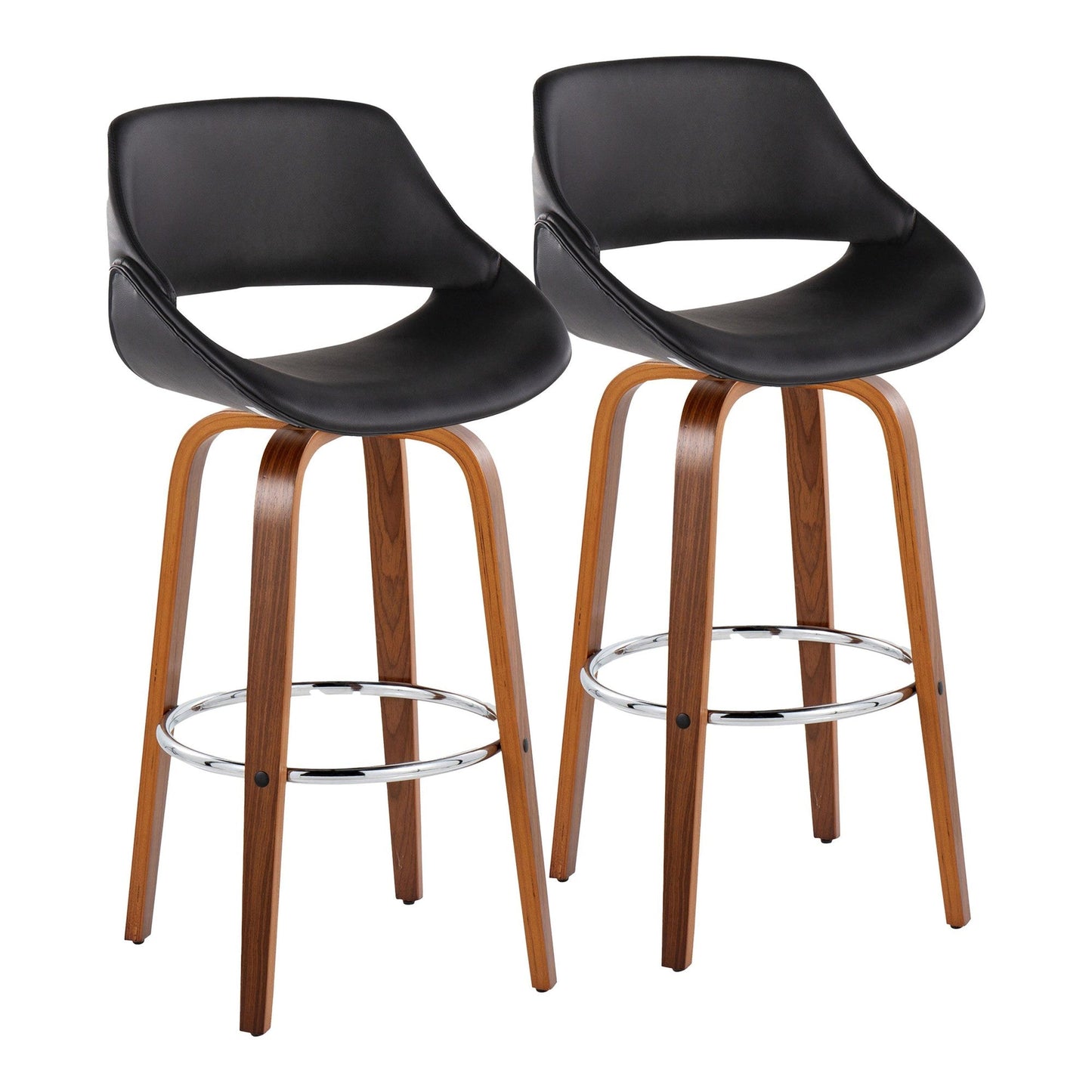 Majestic Office Furniture 30" Fixed-Height Barstool - Set of 2
