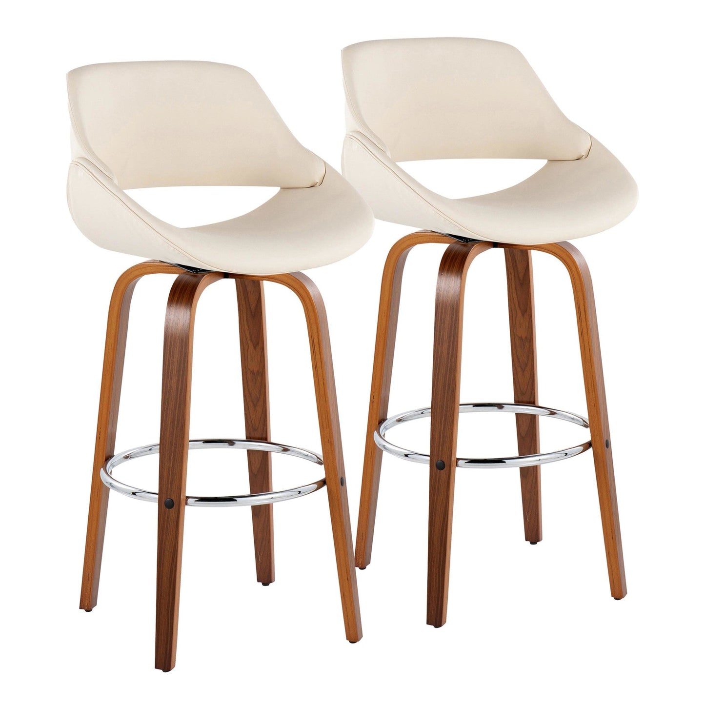 Majestic Office Furniture 30" Fixed-Height Barstool - Set of 2