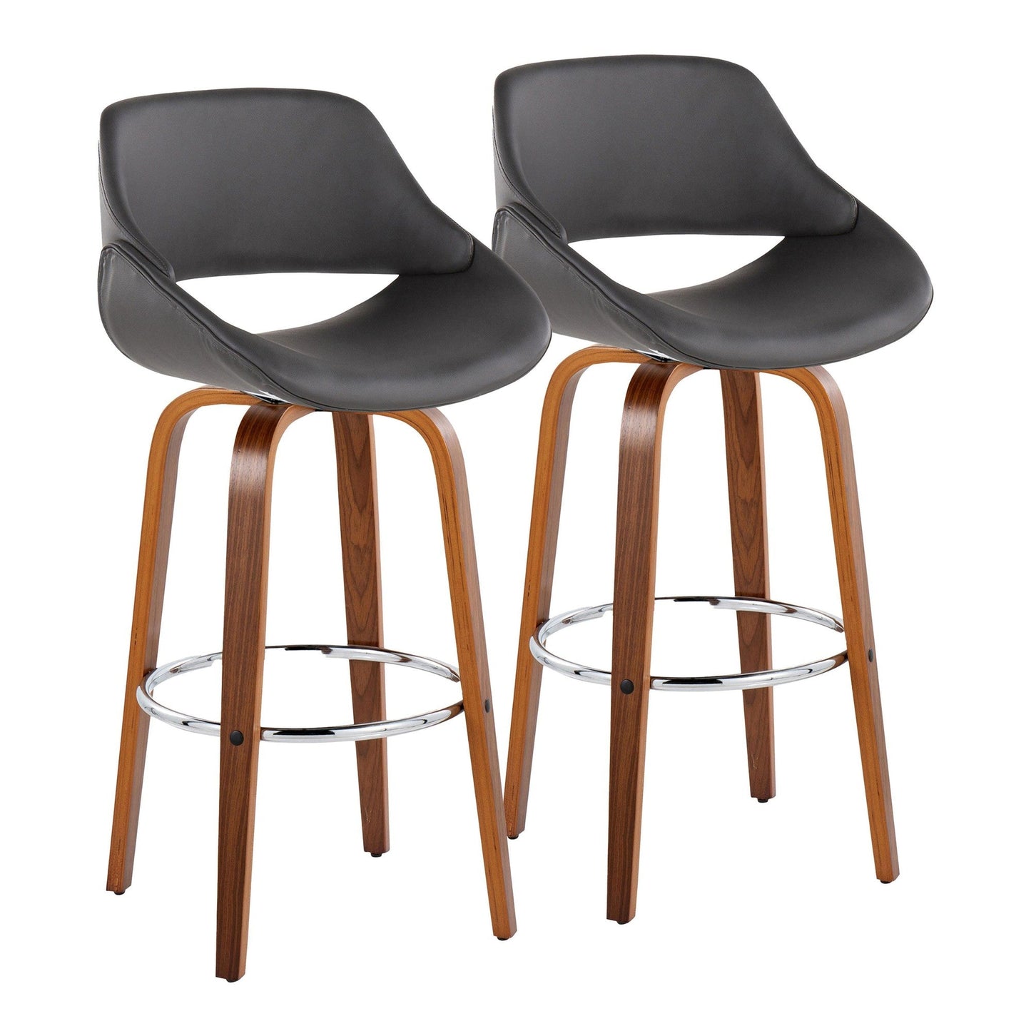 Majestic Office Furniture 30" Fixed-Height Barstool - Set of 2