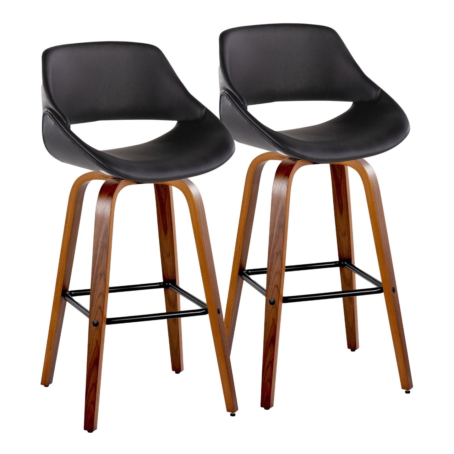 Majestic Office Furniture 30" Fixed-Height Barstool - Set of 2