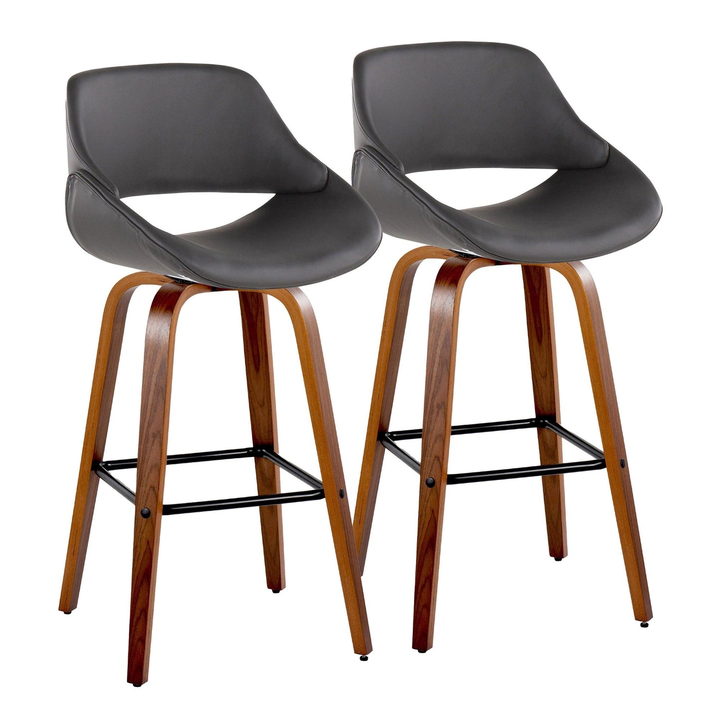 Majestic Office Furniture 30" Fixed-Height Barstool - Set of 2