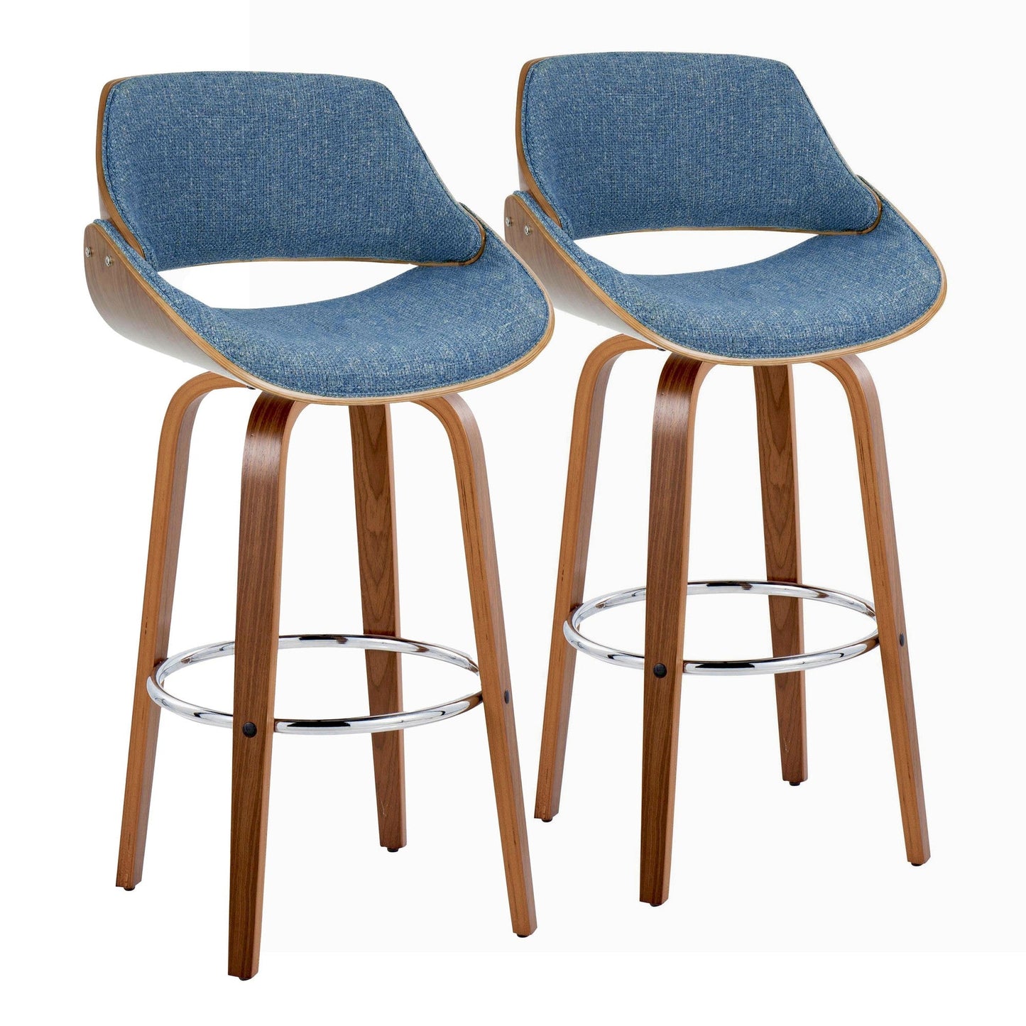 Majestic Office Furniture 30" Fixed-Height Barstool - Set of 2