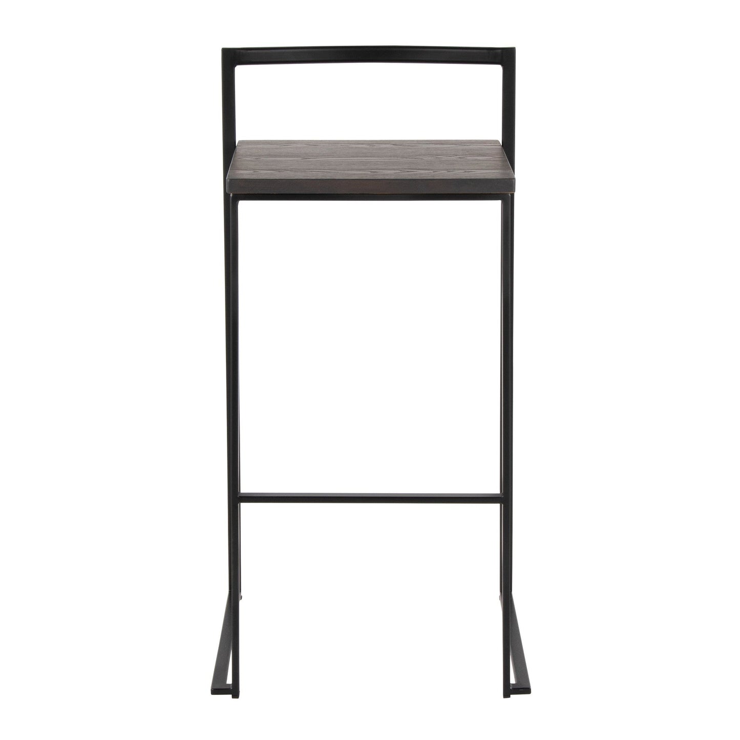 Majestic Office Furniture Stacker 30" Fixed-Height Barstool - Set of 2