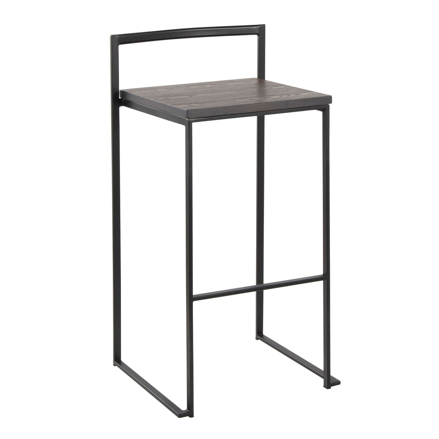 Majestic Office Furniture Stacker 30" Fixed-Height Barstool - Set of 2