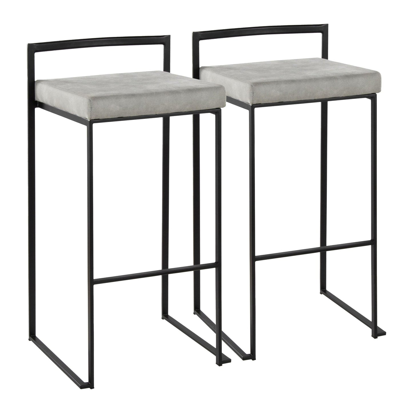 Majestic Office Furniture Stacker Barstool - Set of 2