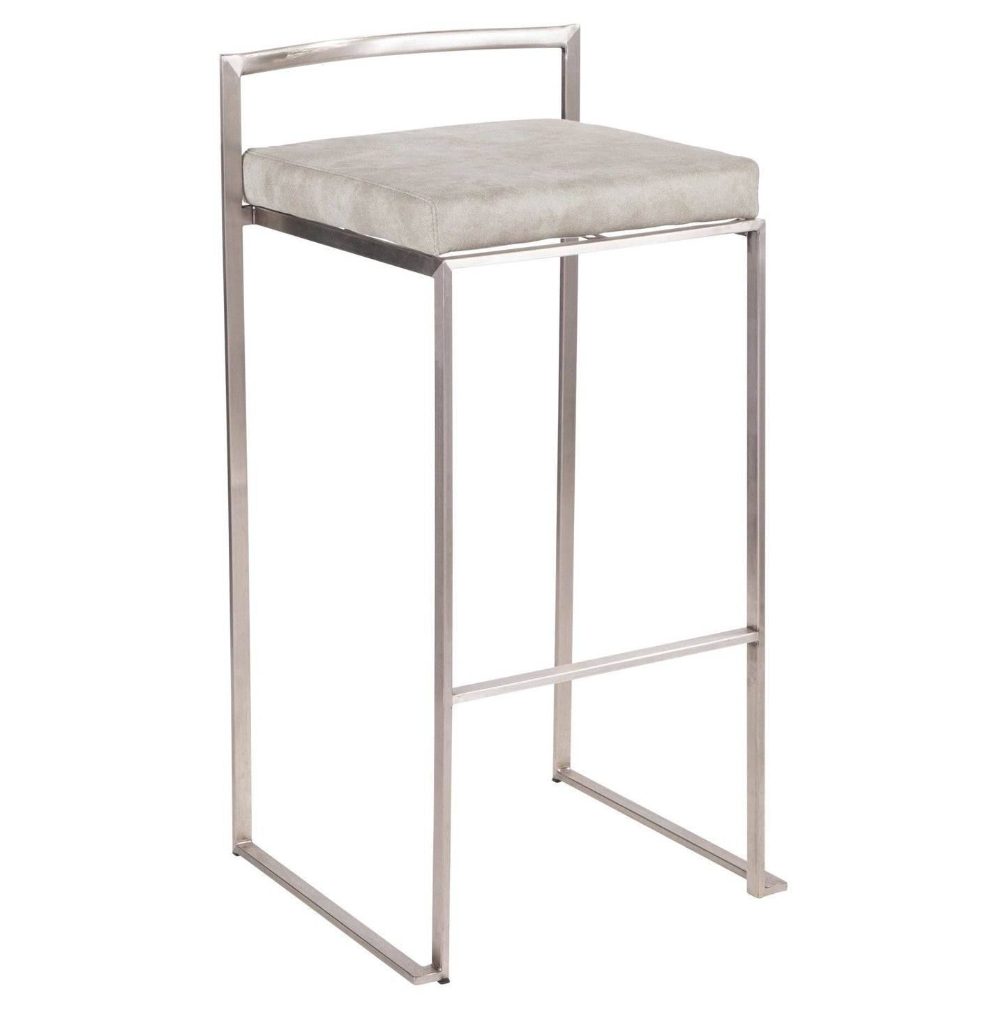 Majestic Office Furniture Stacker 30" Fixed-Height Barstool - Set Of 3