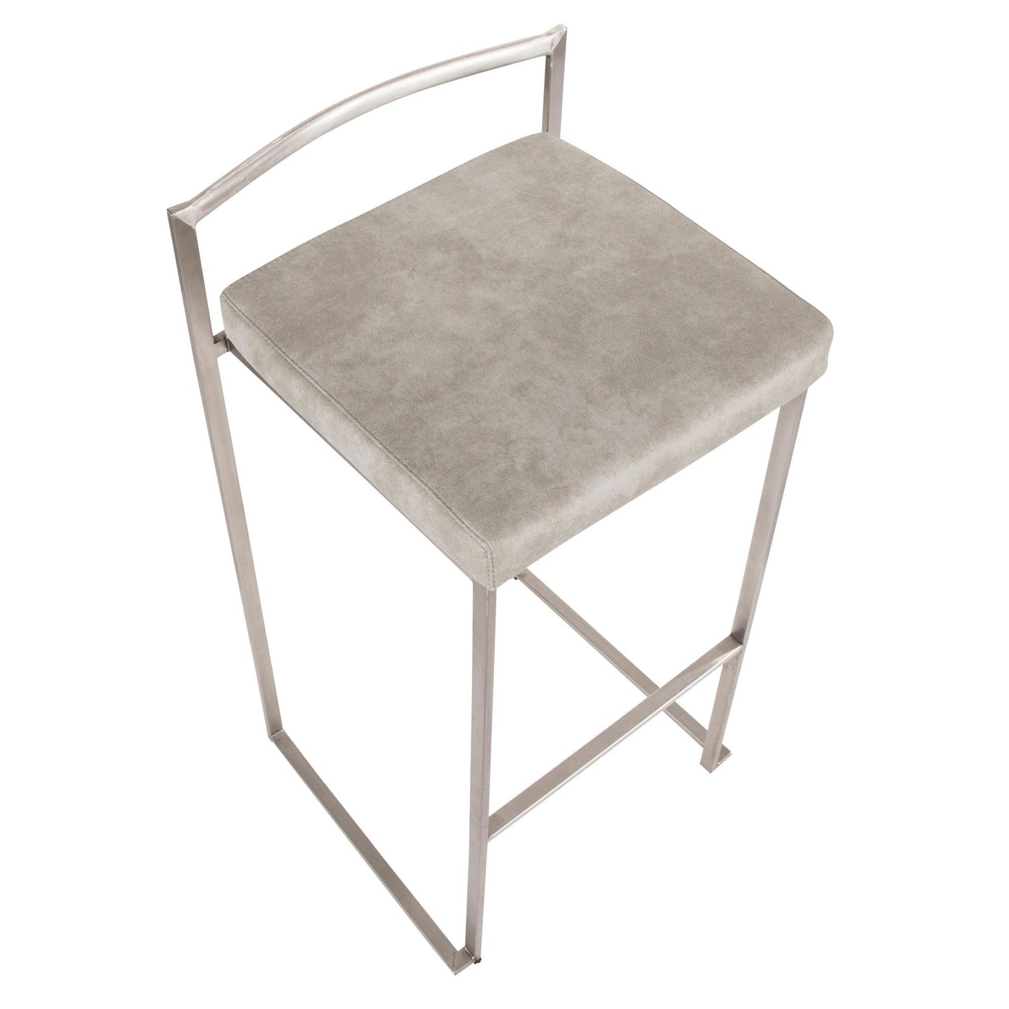 Majestic Office Furniture Stacker 30" Fixed-Height Barstool - Set Of 3