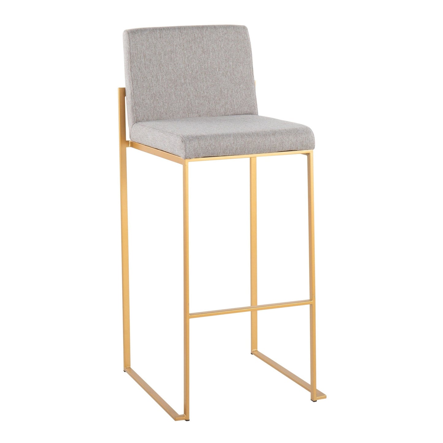 Majestic Office Furniture High Back 30" Fixed-Height Barstool - Set Of 3