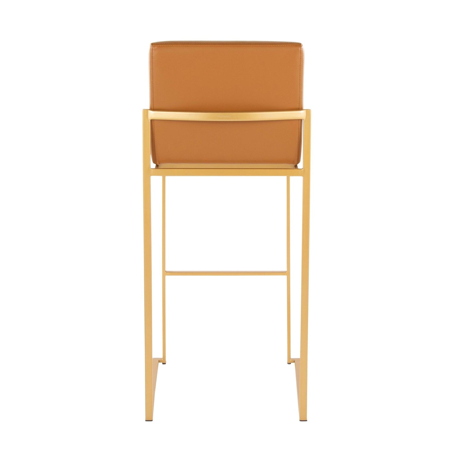 Majestic Office Furniture High Back 30" Fixed-Height Barstool - Set of 2