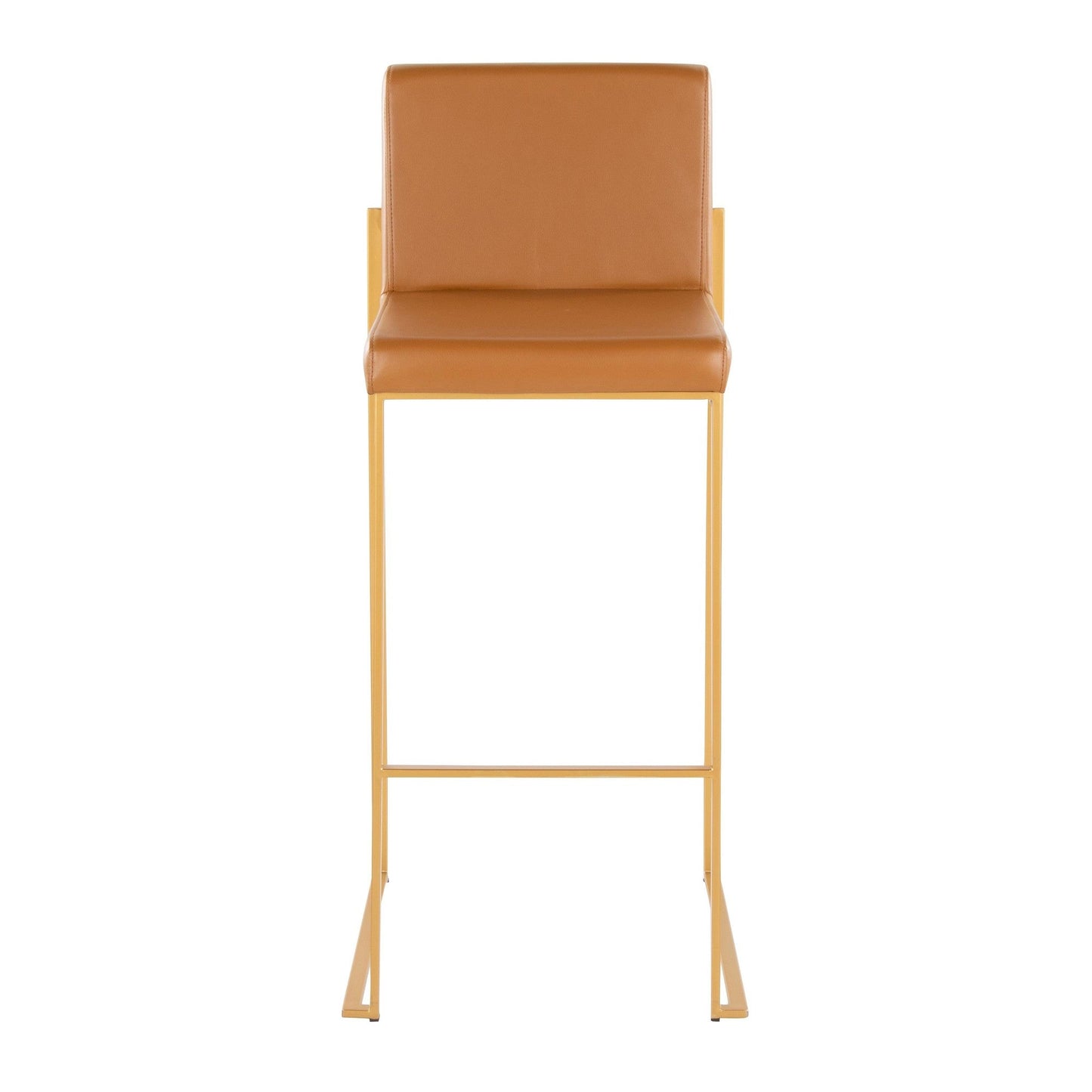 Majestic Office Furniture High Back 30" Fixed-Height Barstool - Set of 2