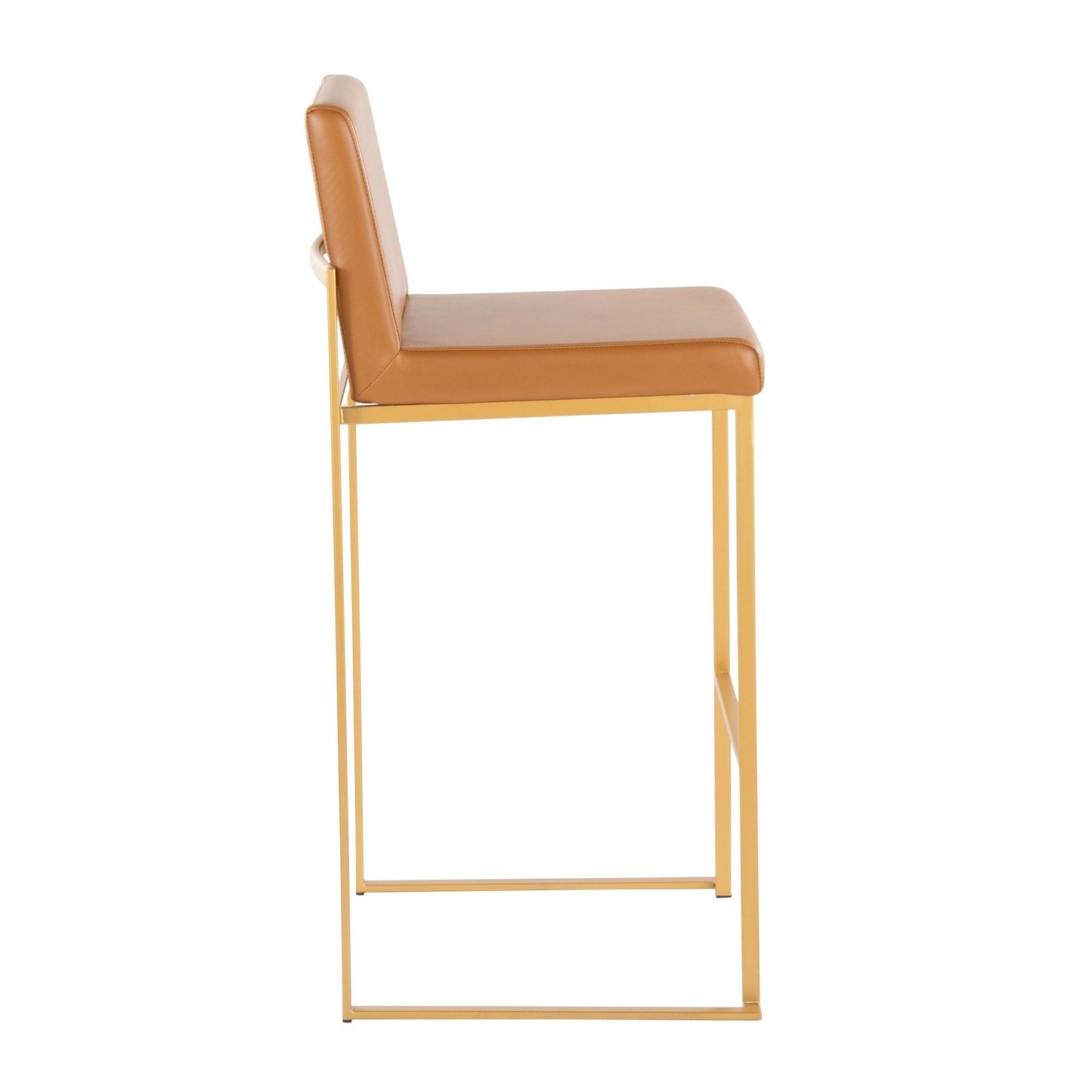 Majestic Office Furniture High Back 30" Fixed-Height Barstool - Set of 2