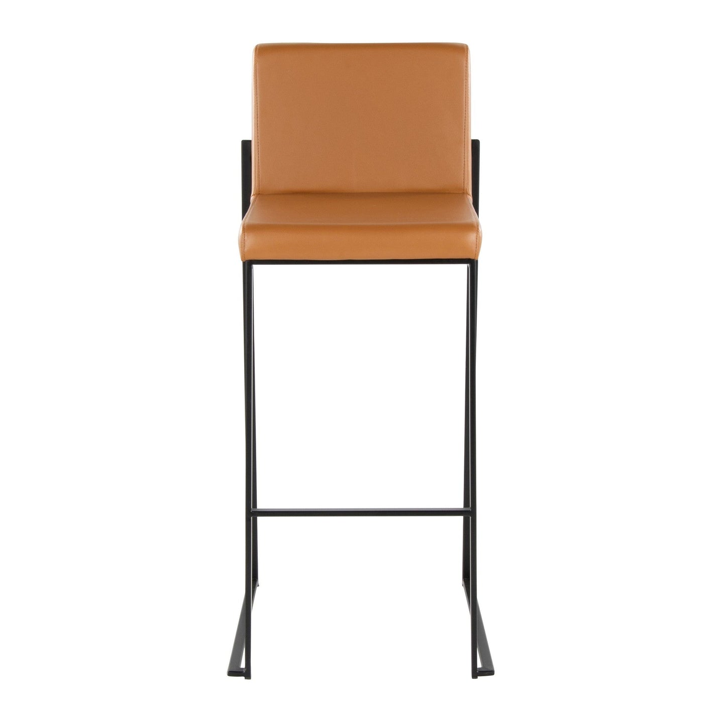 Majestic Office Furniture High Back 30" Fixed-Height Barstool - Set of 2