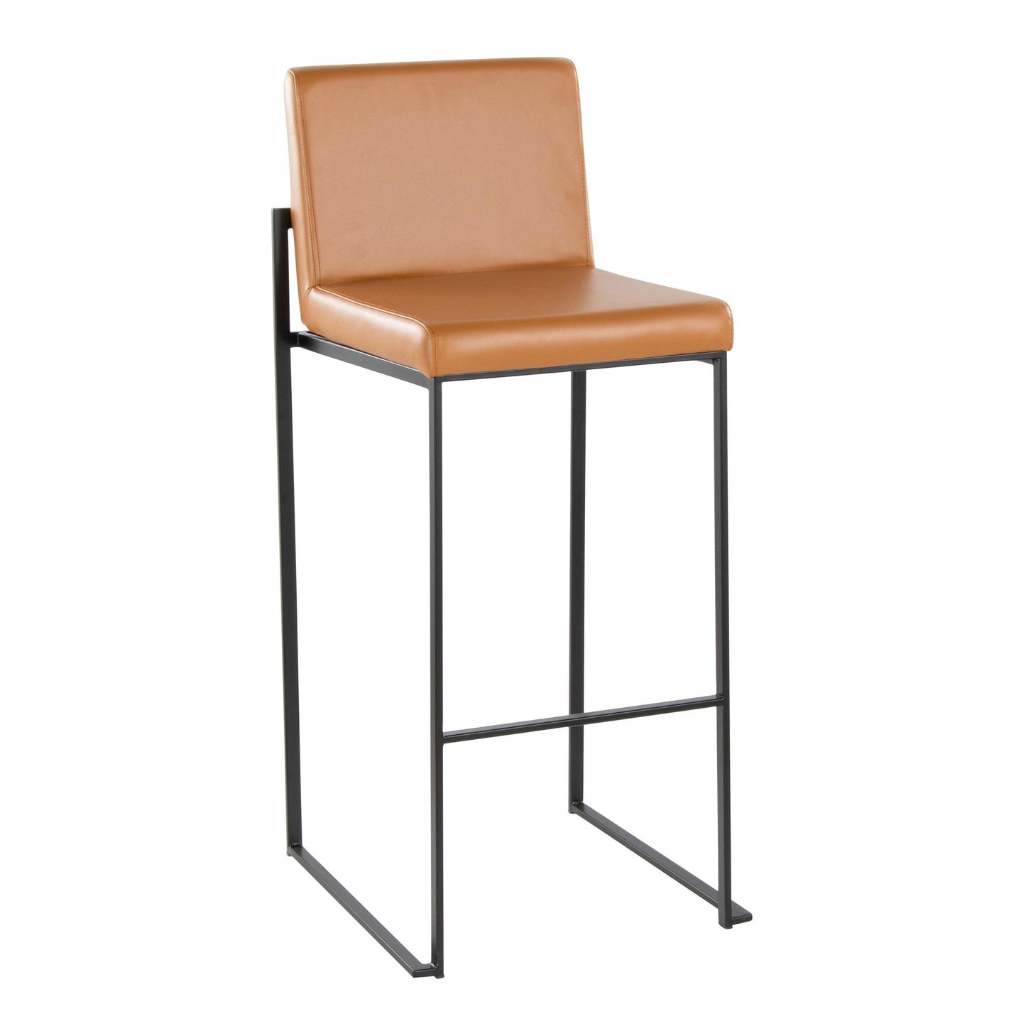 Majestic Office Furniture High Back 30" Fixed-Height Barstool - Set of 2