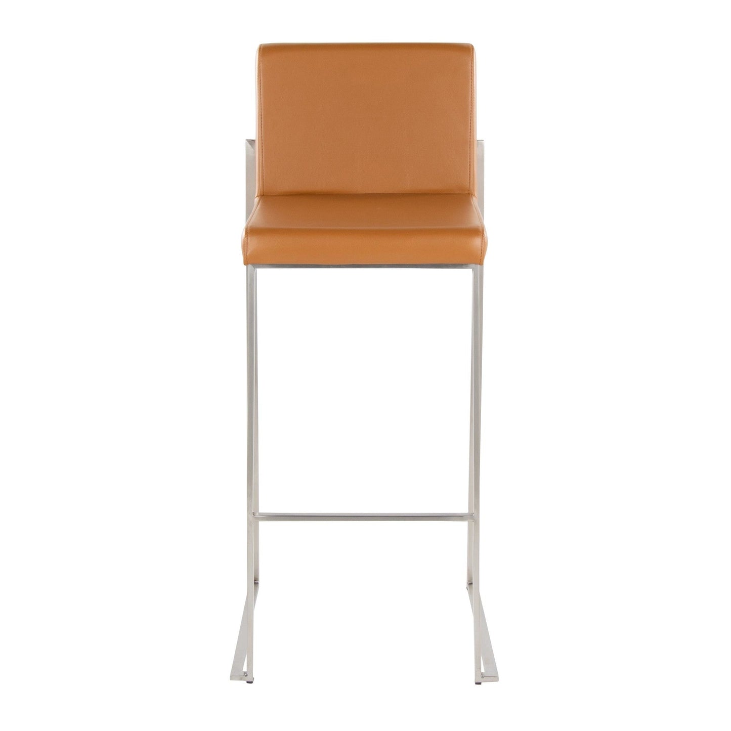 Majestic Office Furniture High Back 30" Fixed-Height Barstool - Set of 2