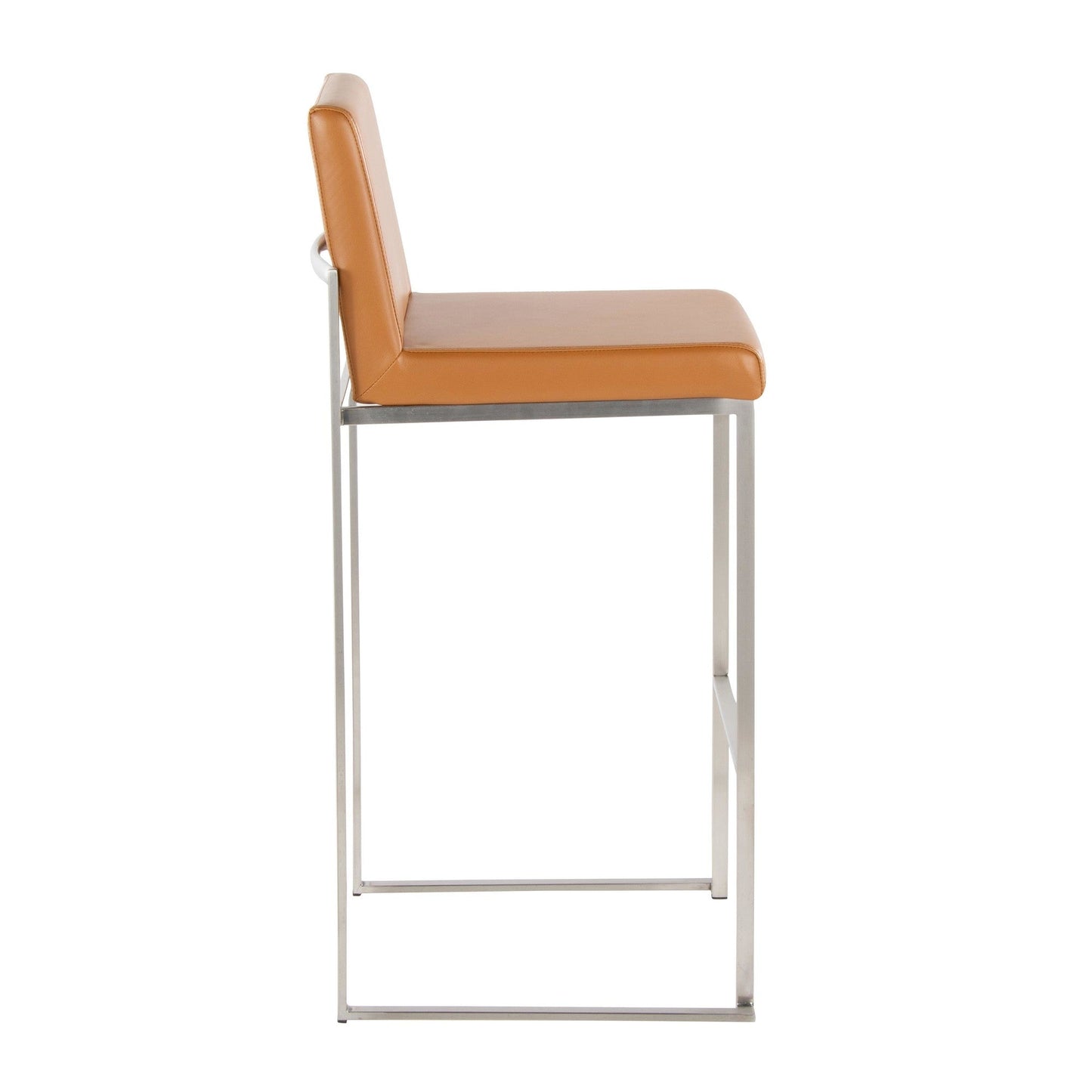 Majestic Office Furniture High Back 30" Fixed-Height Barstool - Set of 2