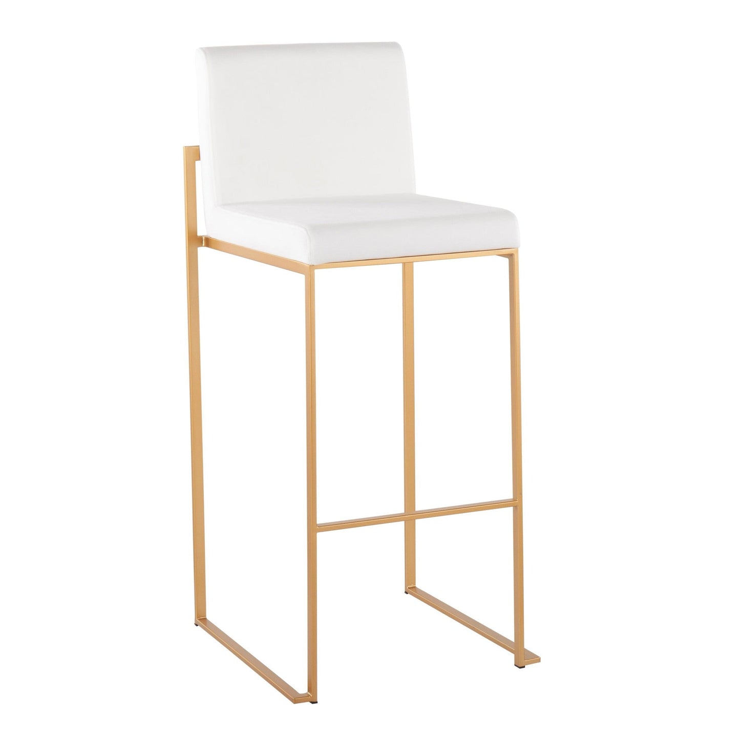 Majestic Office Furniture High Back 30" Fixed-Height Barstool - Set Of 3