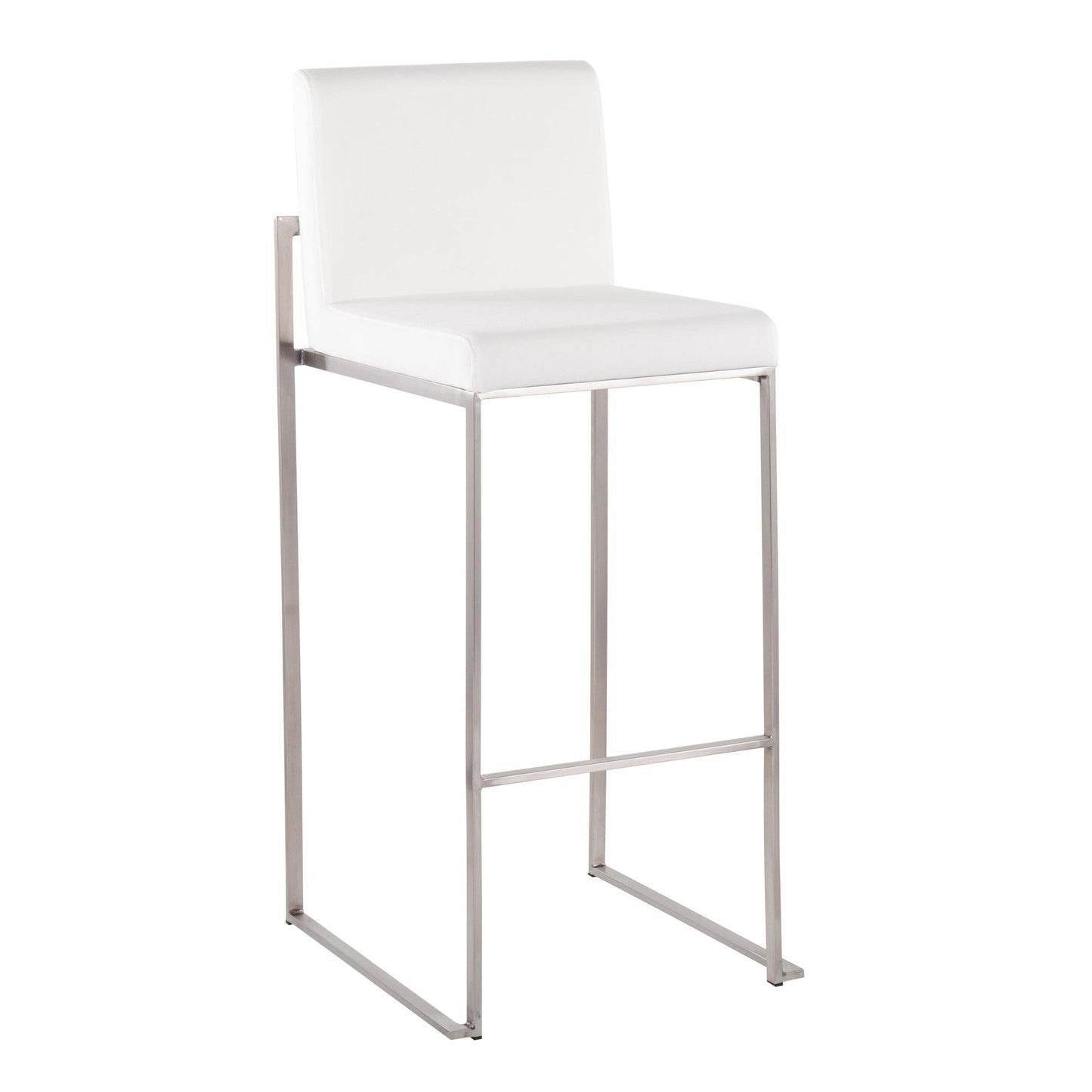 Majestic Office Furniture High Back 30" Fixed-Height Barstool - Set Of 3