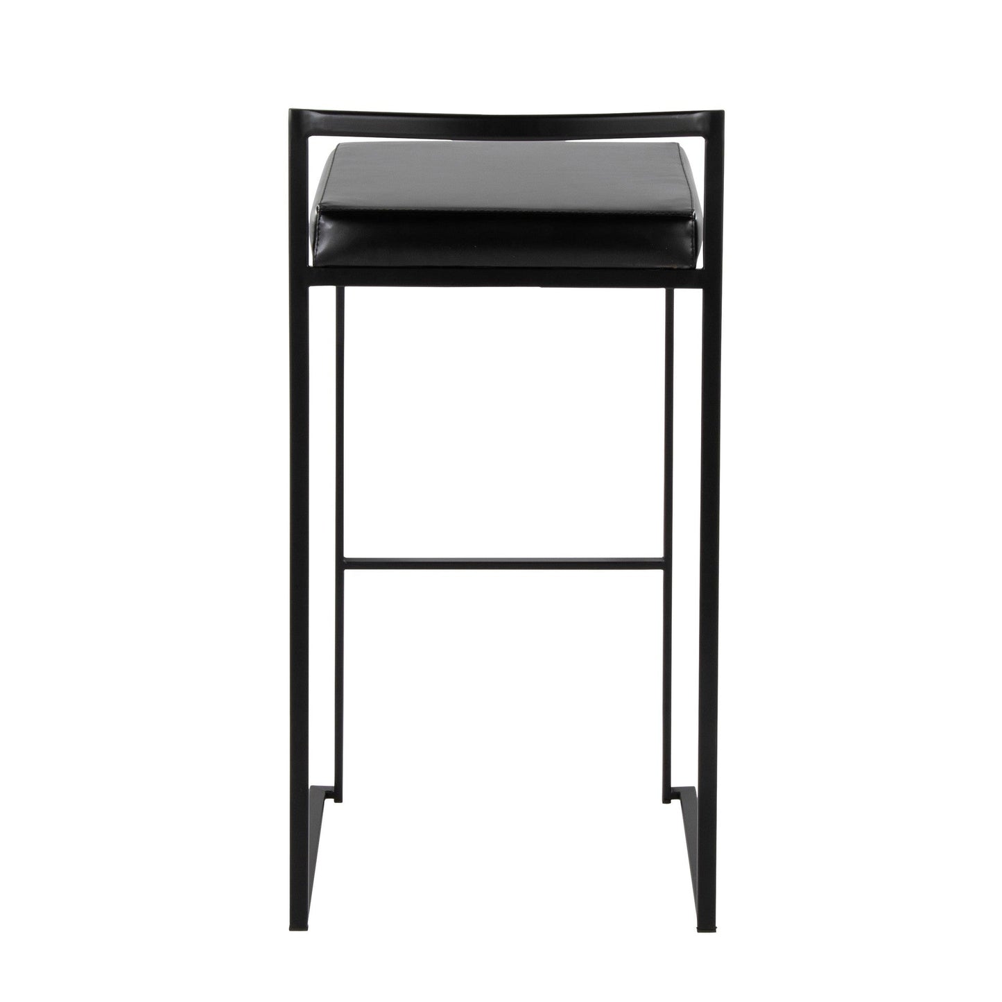 Majestic Office Furniture Stacker 30" Fixed-Height Barstool - Set of 2