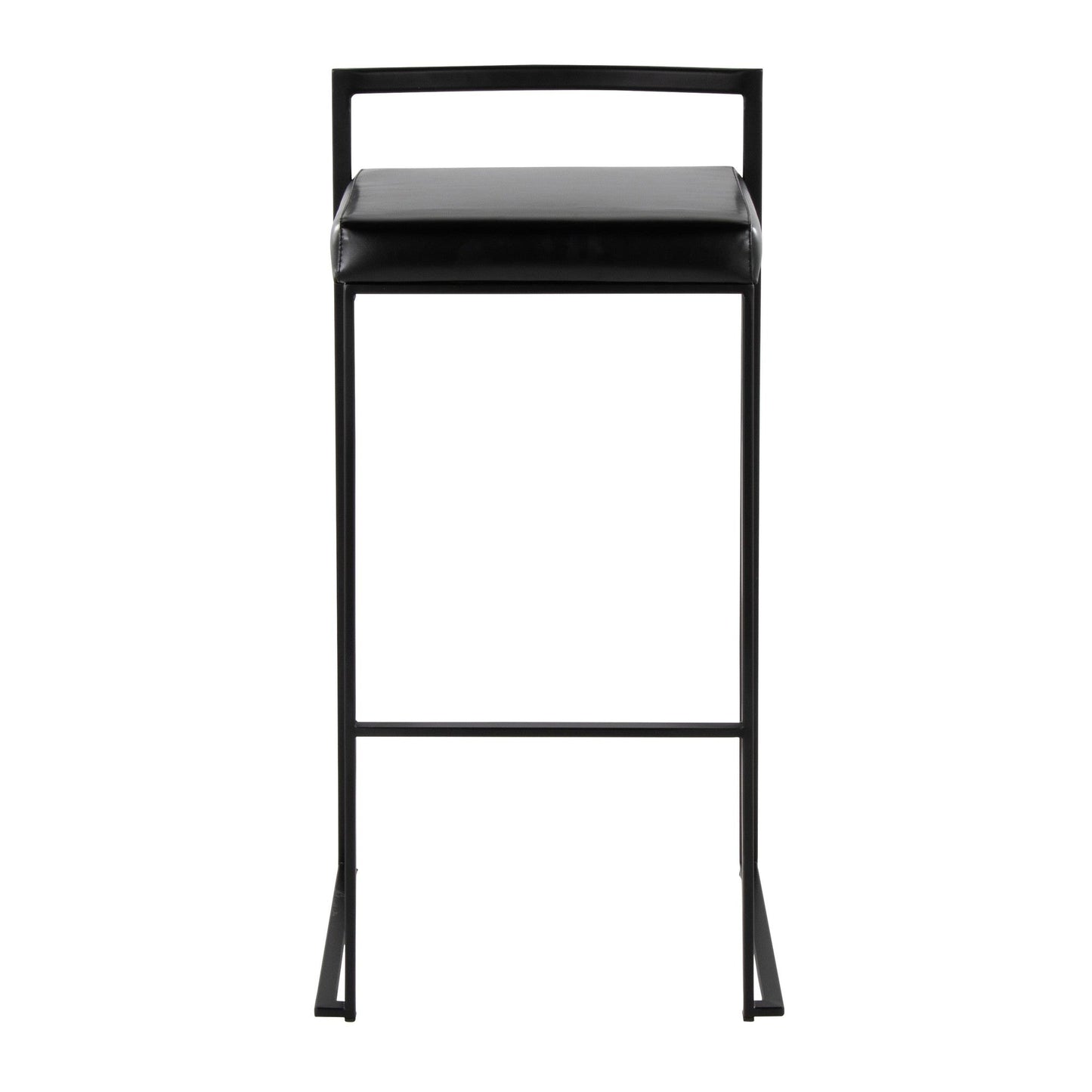 Majestic Office Furniture Stacker 30" Fixed-Height Barstool - Set of 2