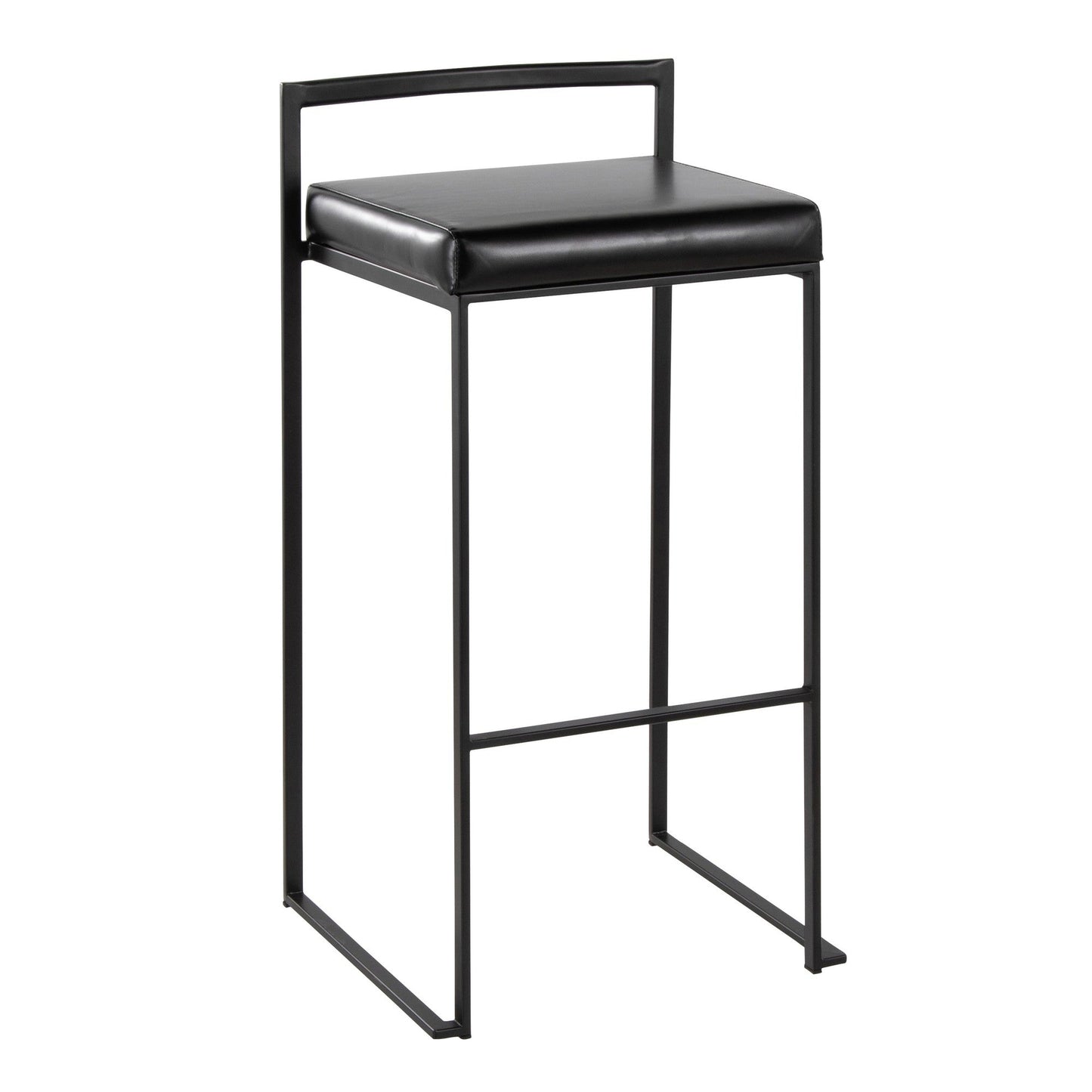 Majestic Office Furniture Stacker 30" Fixed-Height Barstool - Set of 2