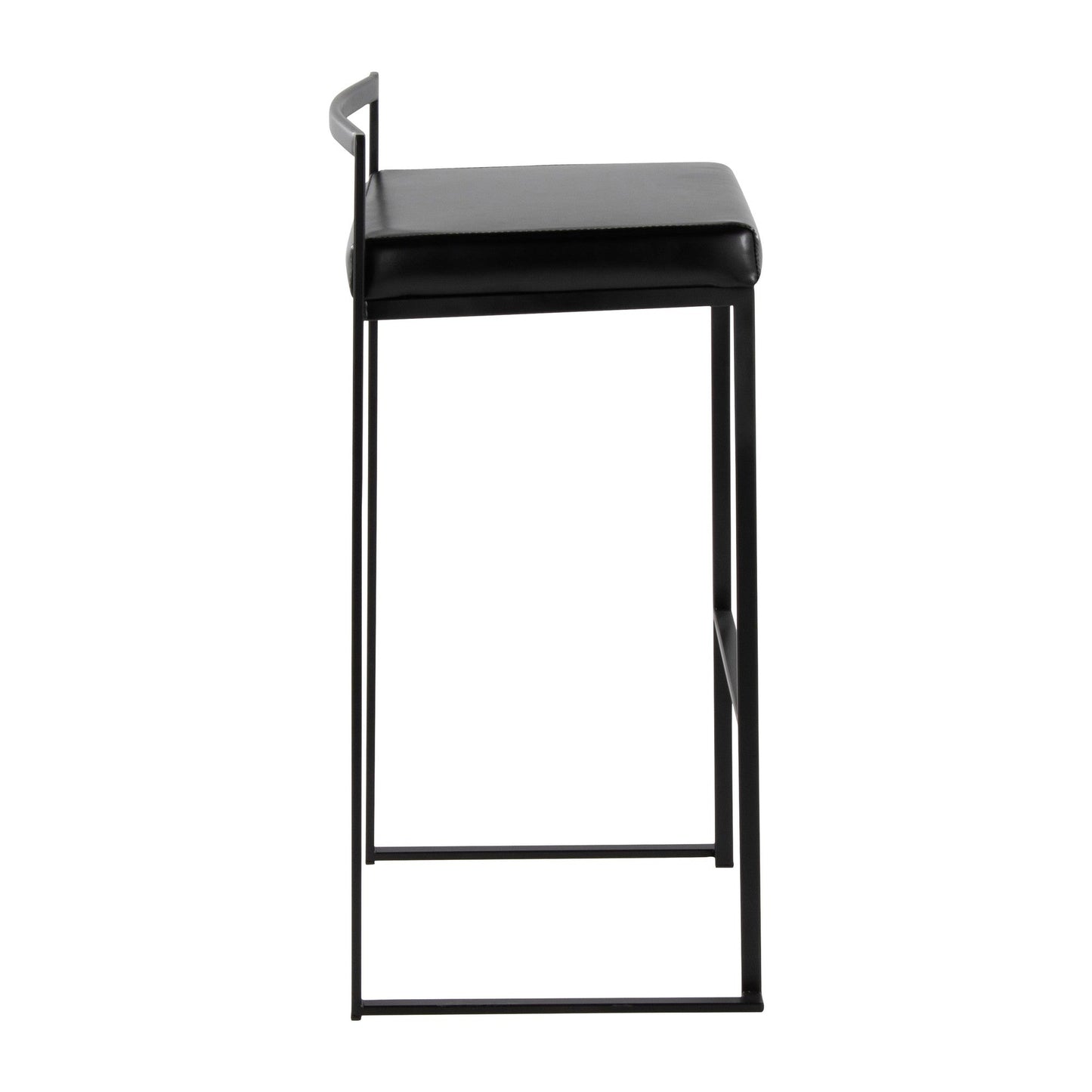Majestic Office Furniture Stacker 30" Fixed-Height Barstool - Set of 2