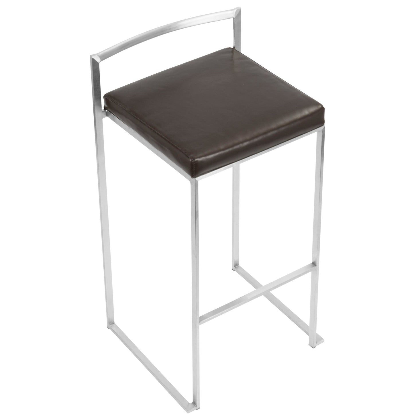 Majestic Office Furniture Stacker 30" Fixed-Height Barstool - Set Of 3