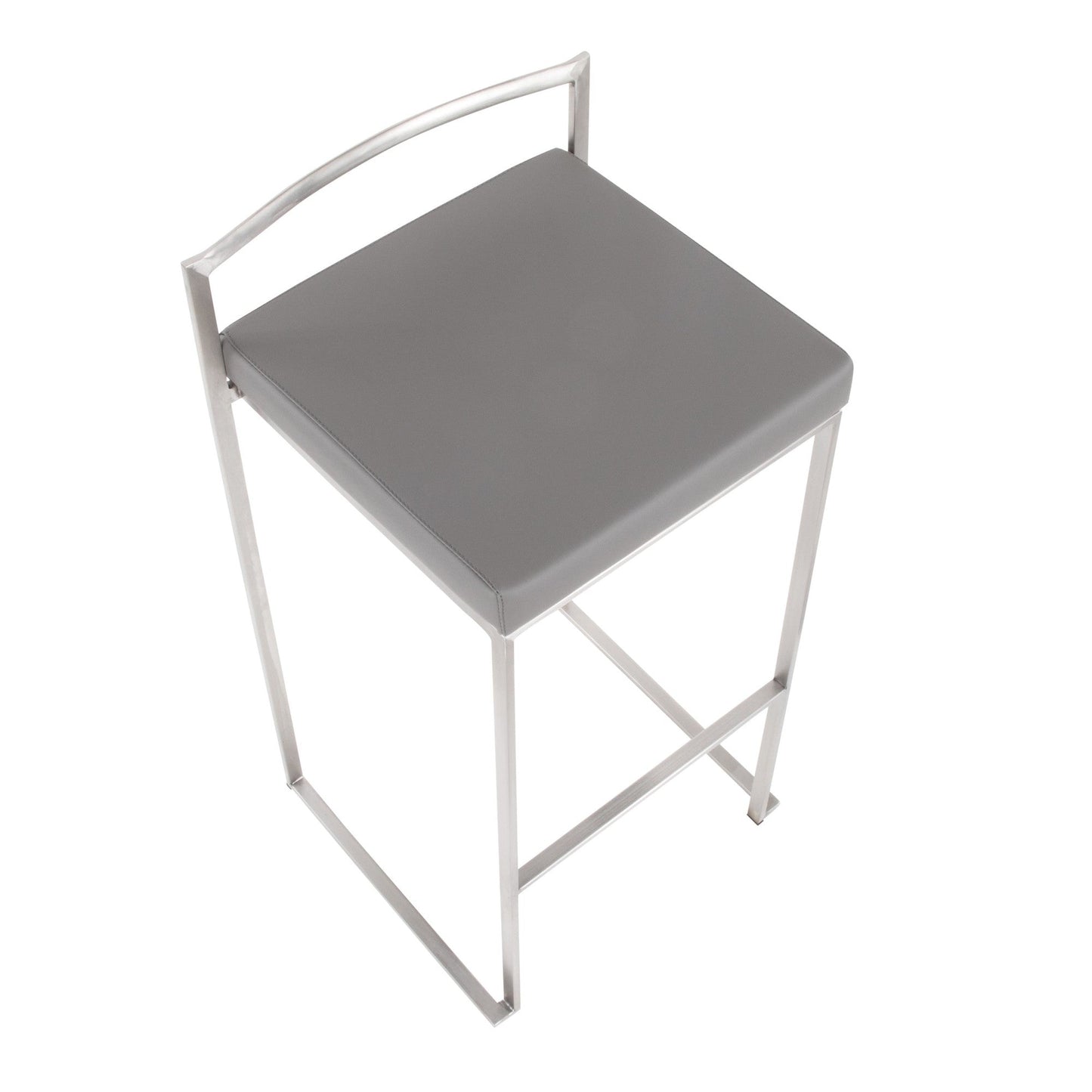 Majestic Office Furniture Stacker 30" Fixed-Height Barstool - Set Of 3