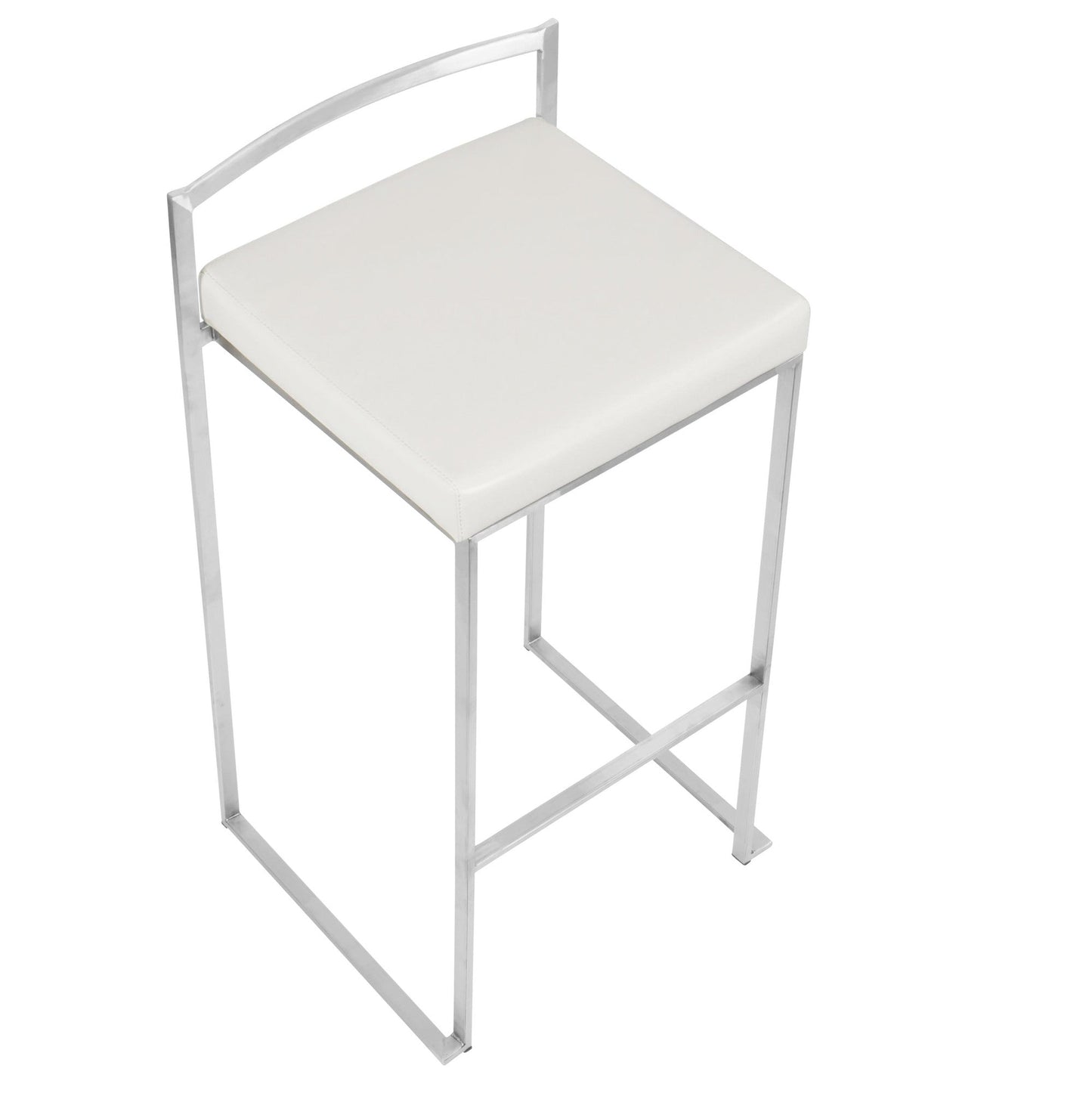 Majestic Office Furniture Stacker 30" Fixed-Height Barstool - Set Of 3