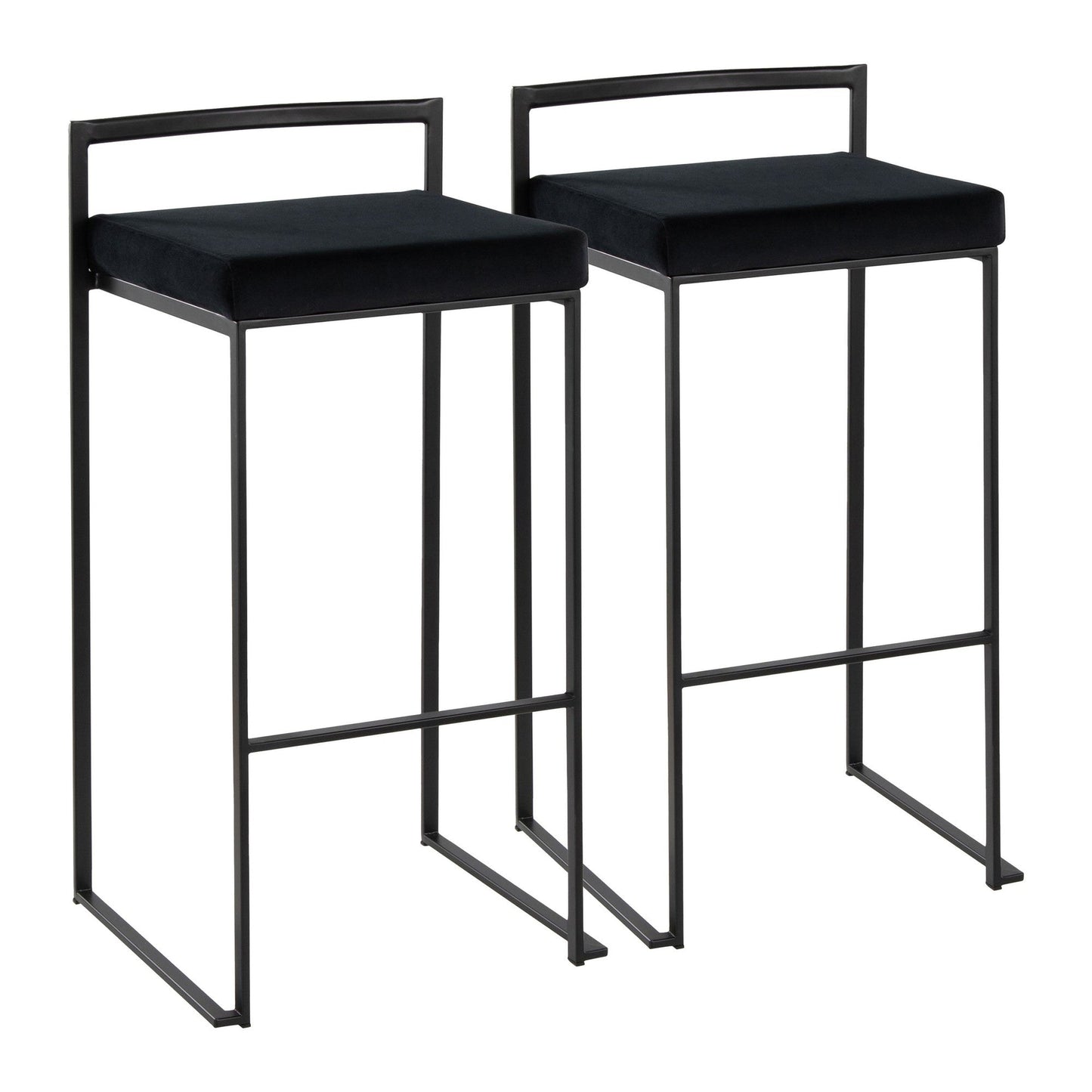 Majestic Office Furniture Stacker Barstool - Set of 2