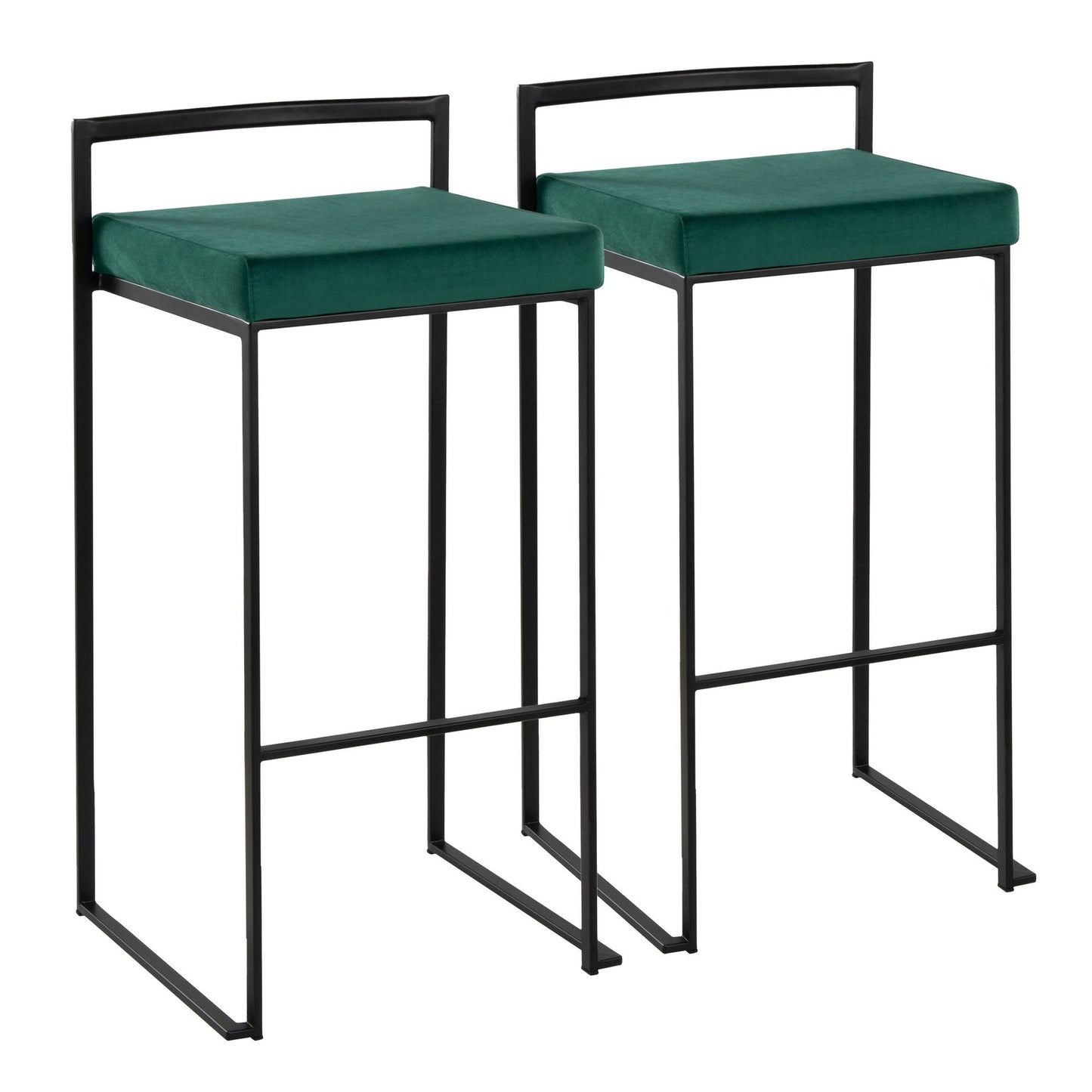 Majestic Office Furniture Stacker Barstool - Set of 2