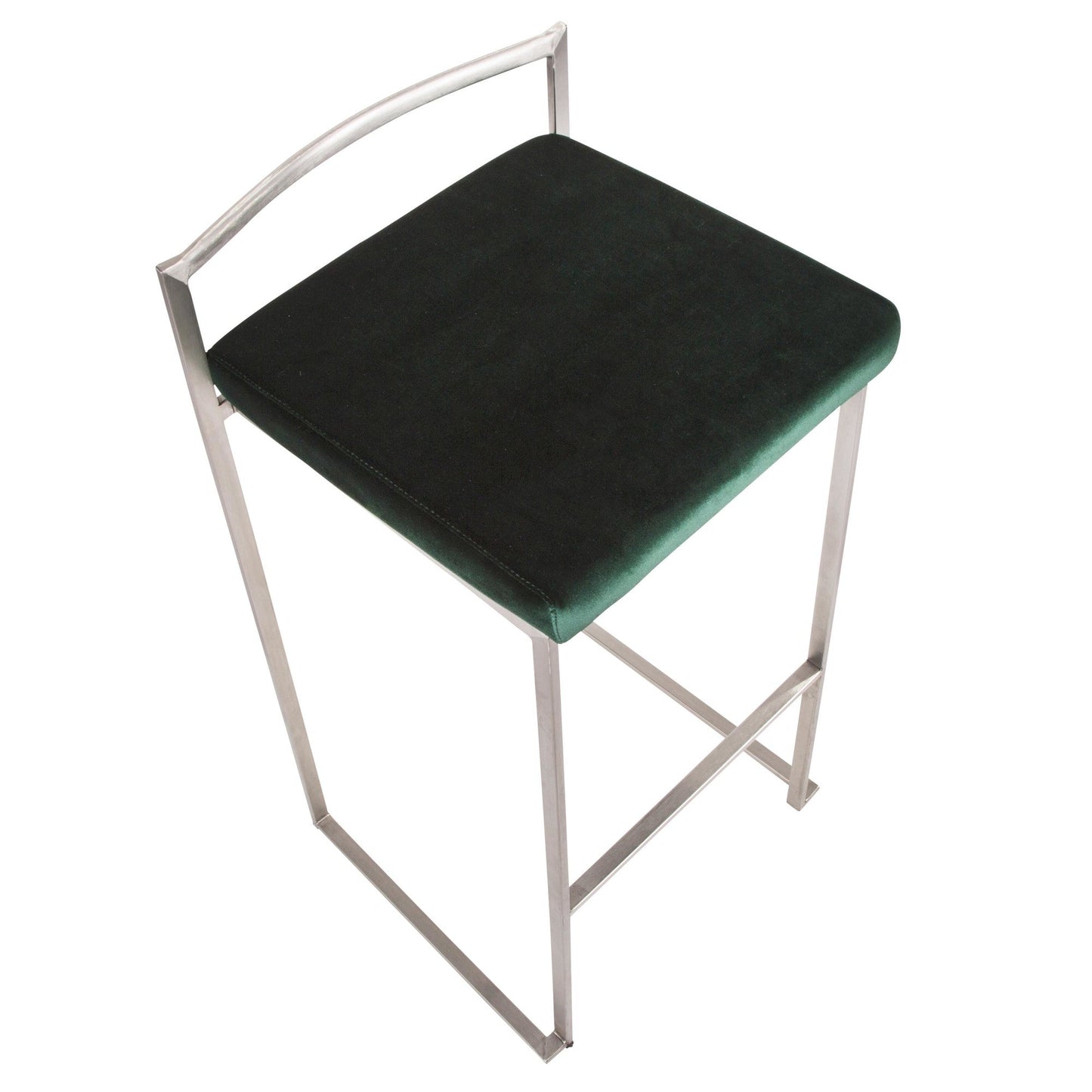 Majestic Office Furniture Stacker 30" Fixed-Height Barstool - Set Of 3