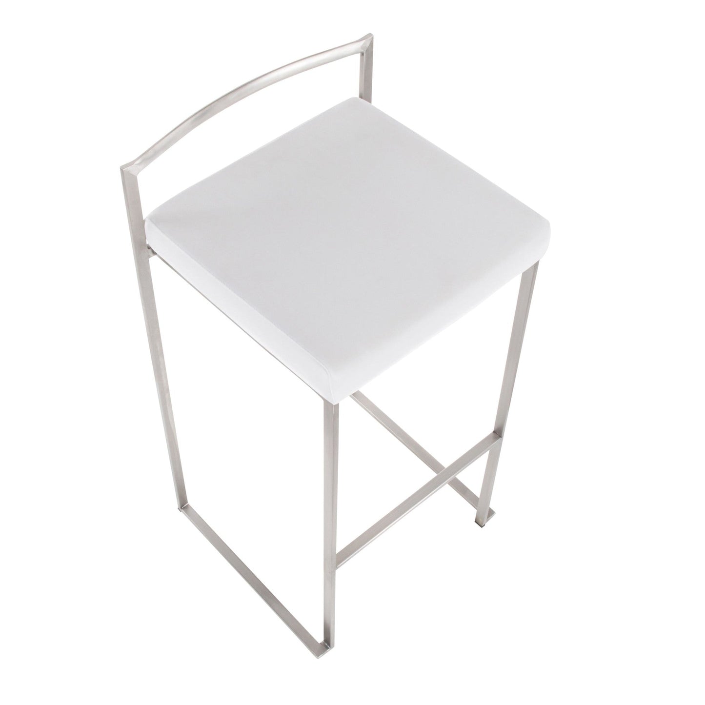 Majestic Office Furniture Stacker 30" Fixed-Height Barstool - Set Of 3