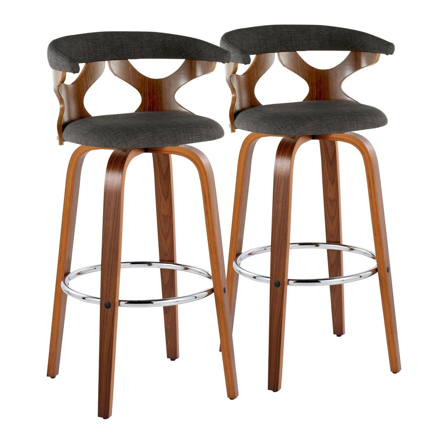 Majestic Office Furniture 30" Fixed-Height Barstool - Set of 2