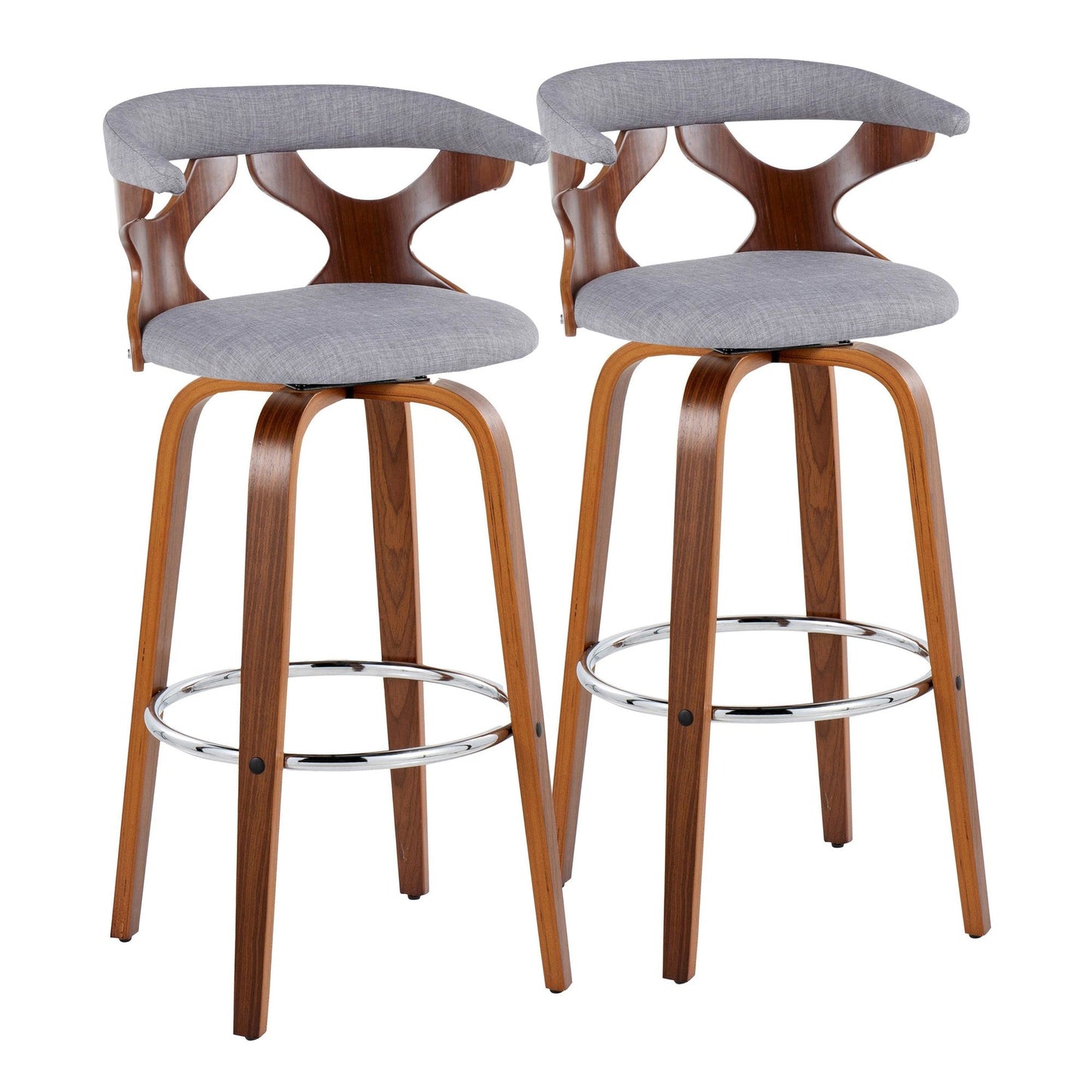 Majestic Office Furniture 30" Fixed-Height Barstool - Set of 2