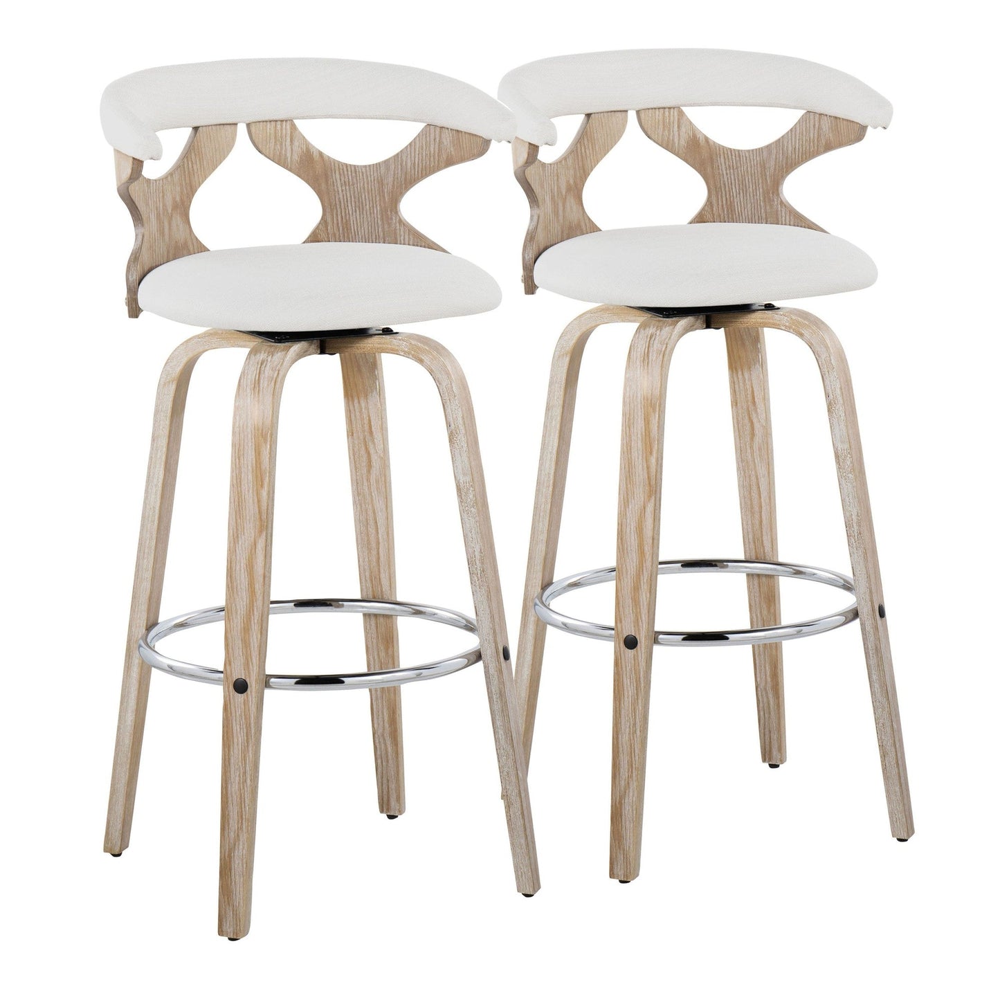 Majestic Office Furniture 30" Fixed-Height Barstool - Set of 2