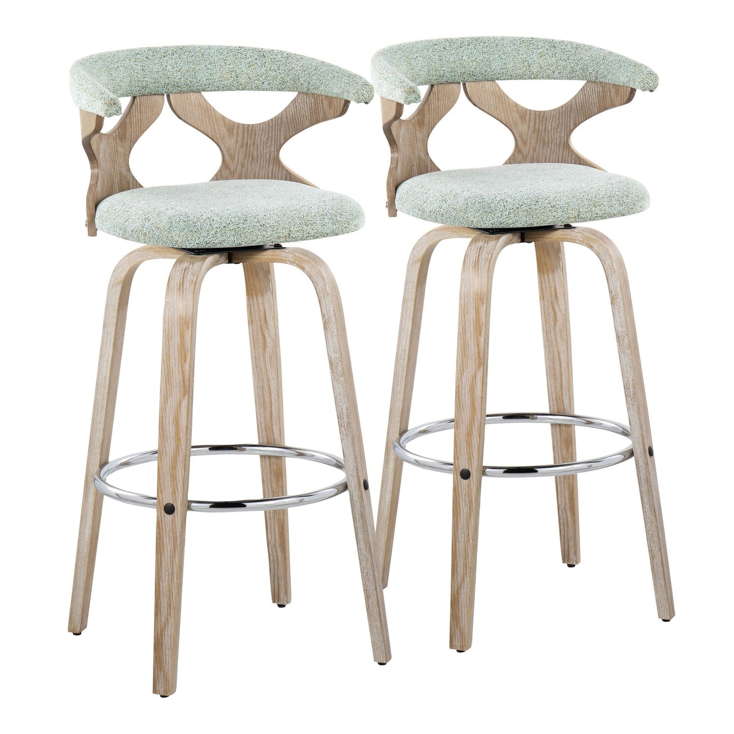 Majestic Office Furniture 30" Fixed-Height Barstool - Set of 2