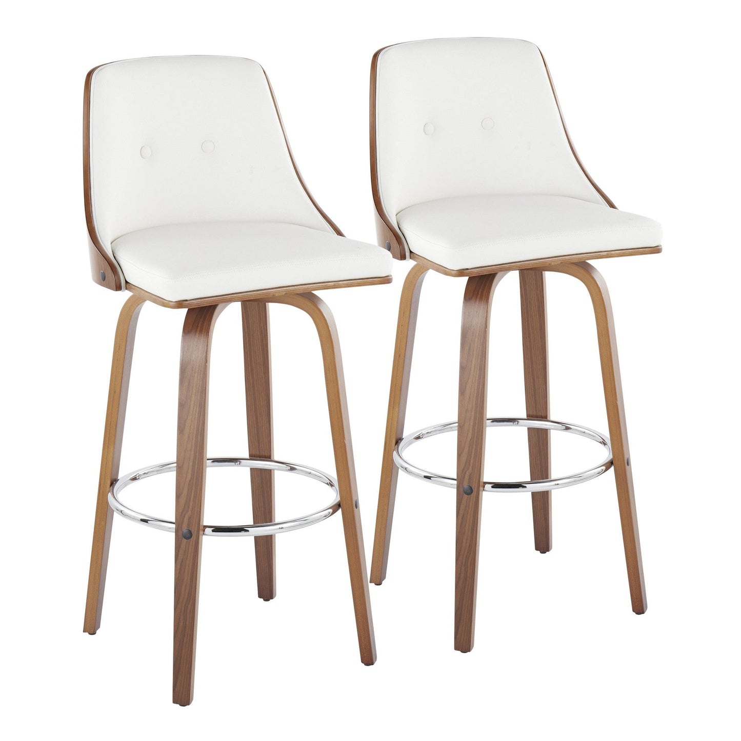 Majestic Office Furniture 30" Fixed-Height Barstool - Set of 2