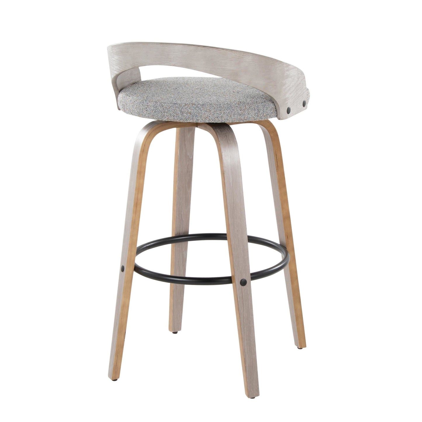 Majestic Office Furniture 30" Fixed-Height Barstool - Set of 2