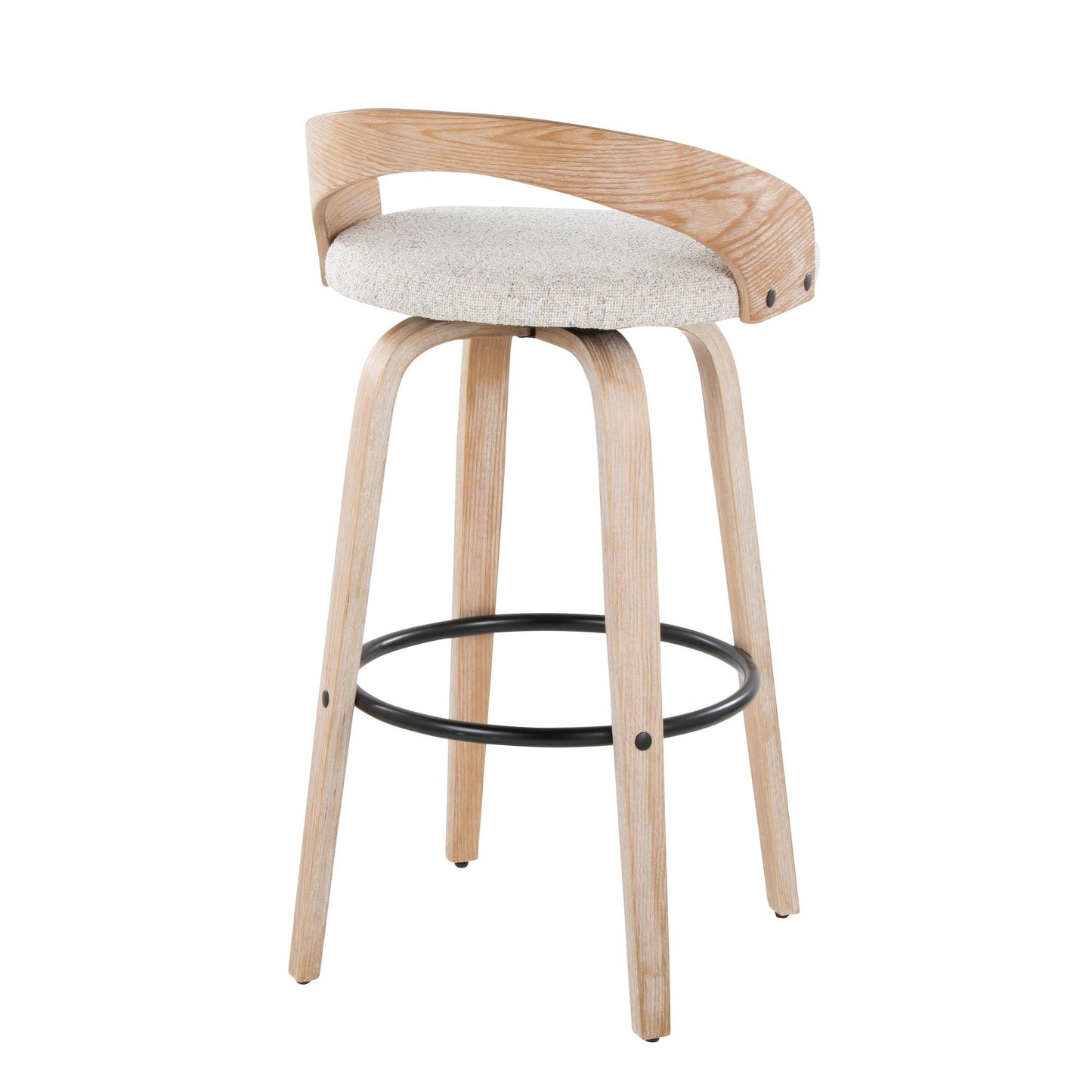 Majestic Office Furniture 30" Fixed-Height Barstool - Set of 2