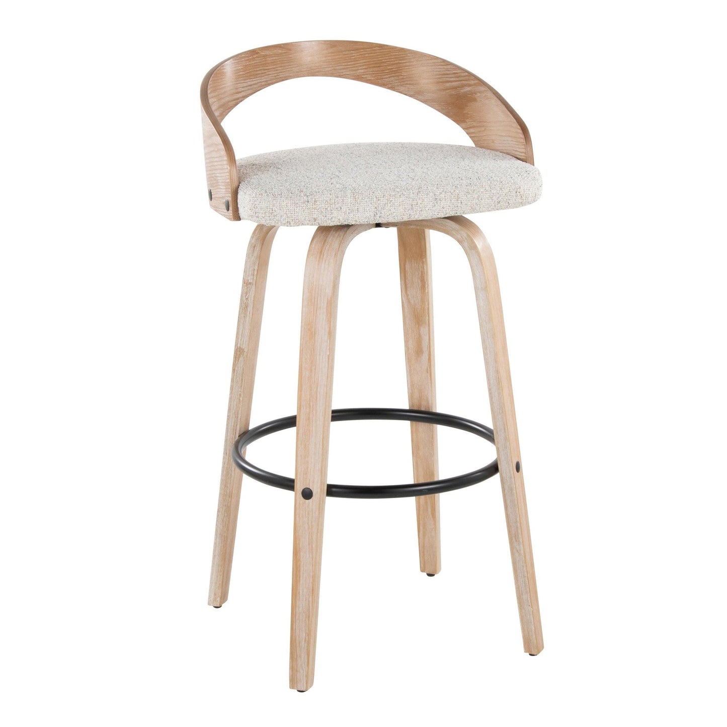 Majestic Office Furniture 30" Fixed-Height Barstool - Set of 2
