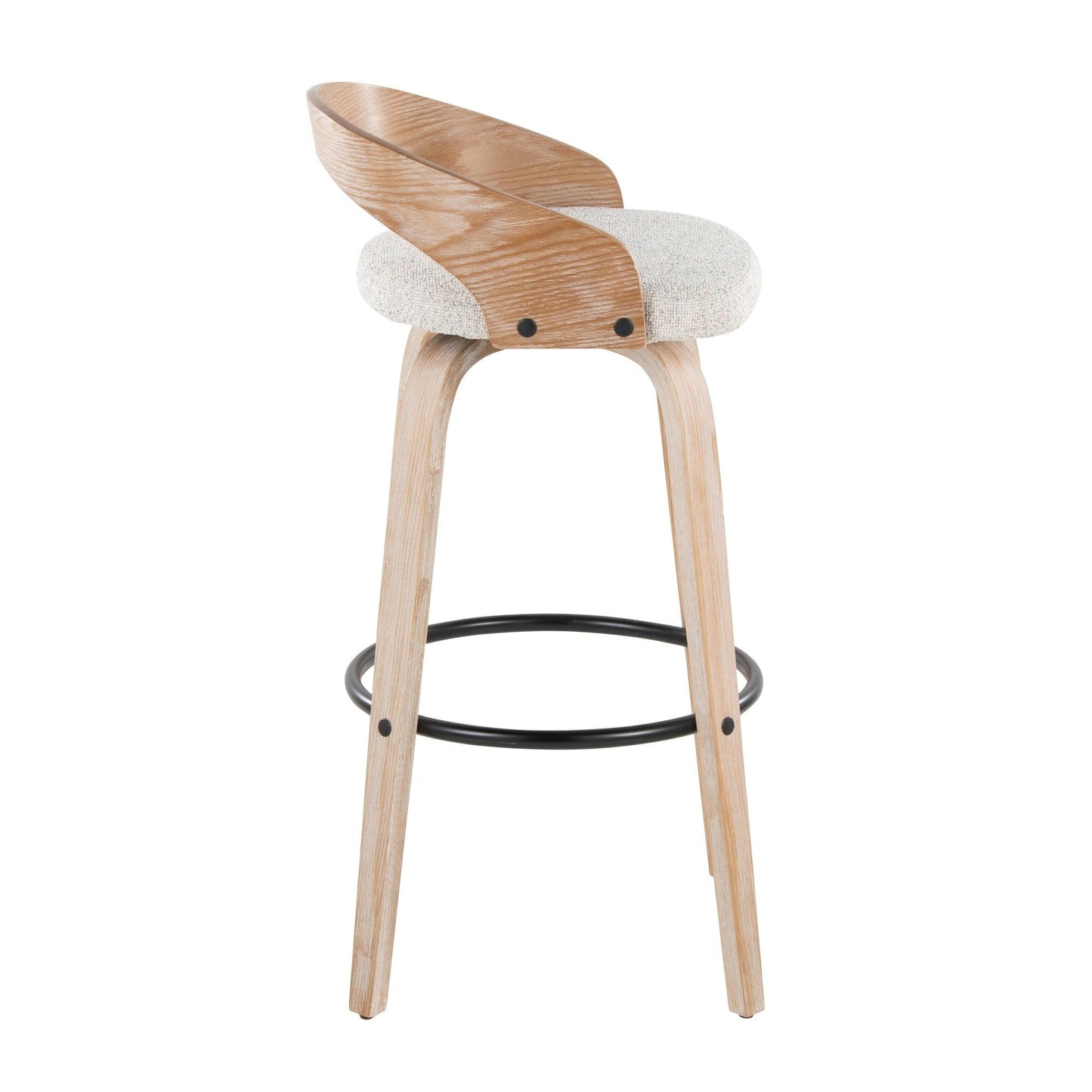 Majestic Office Furniture 30" Fixed-Height Barstool - Set of 2