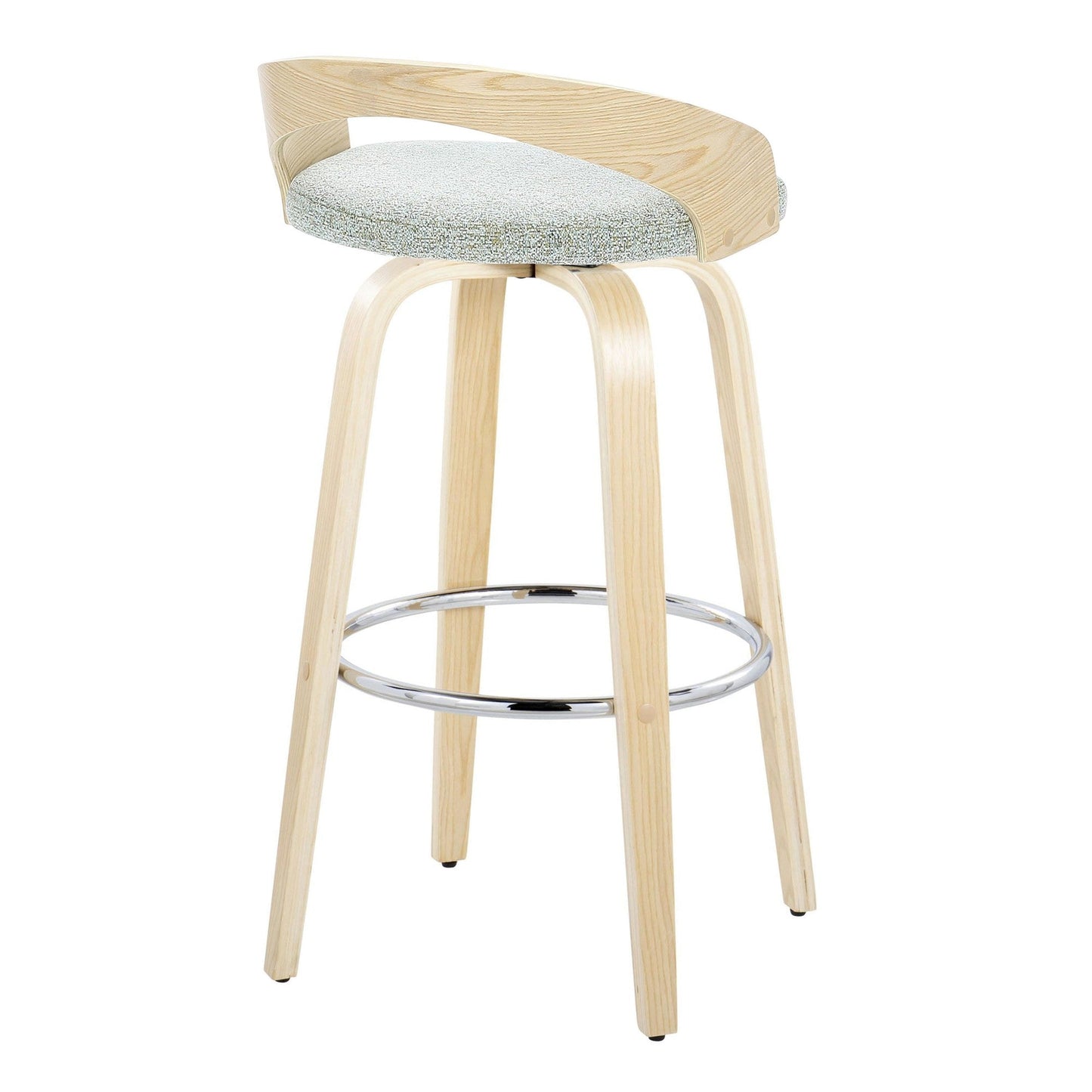 Majestic Office Furniture 30" Fixed-Height Barstool - Set of 2
