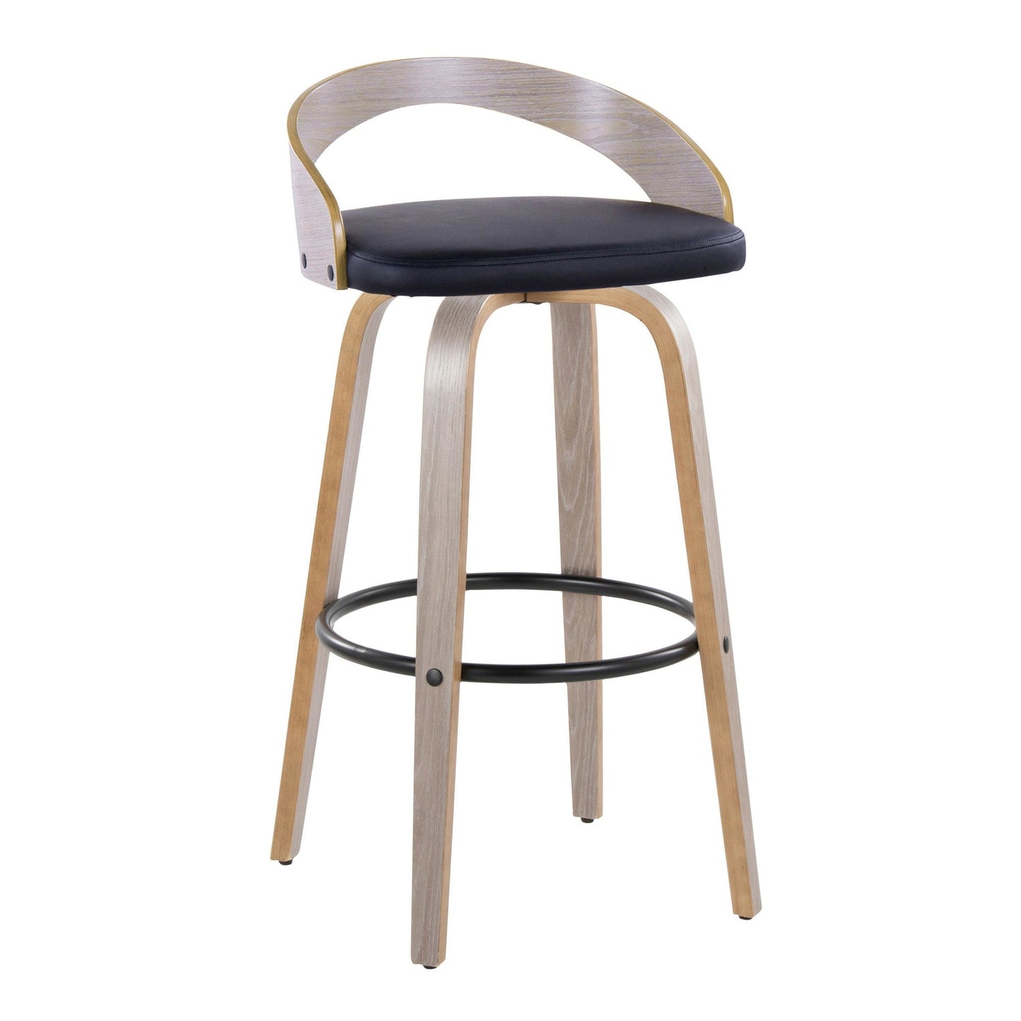 Majestic Office Furniture 30" Fixed-Height Barstool - Set of 2